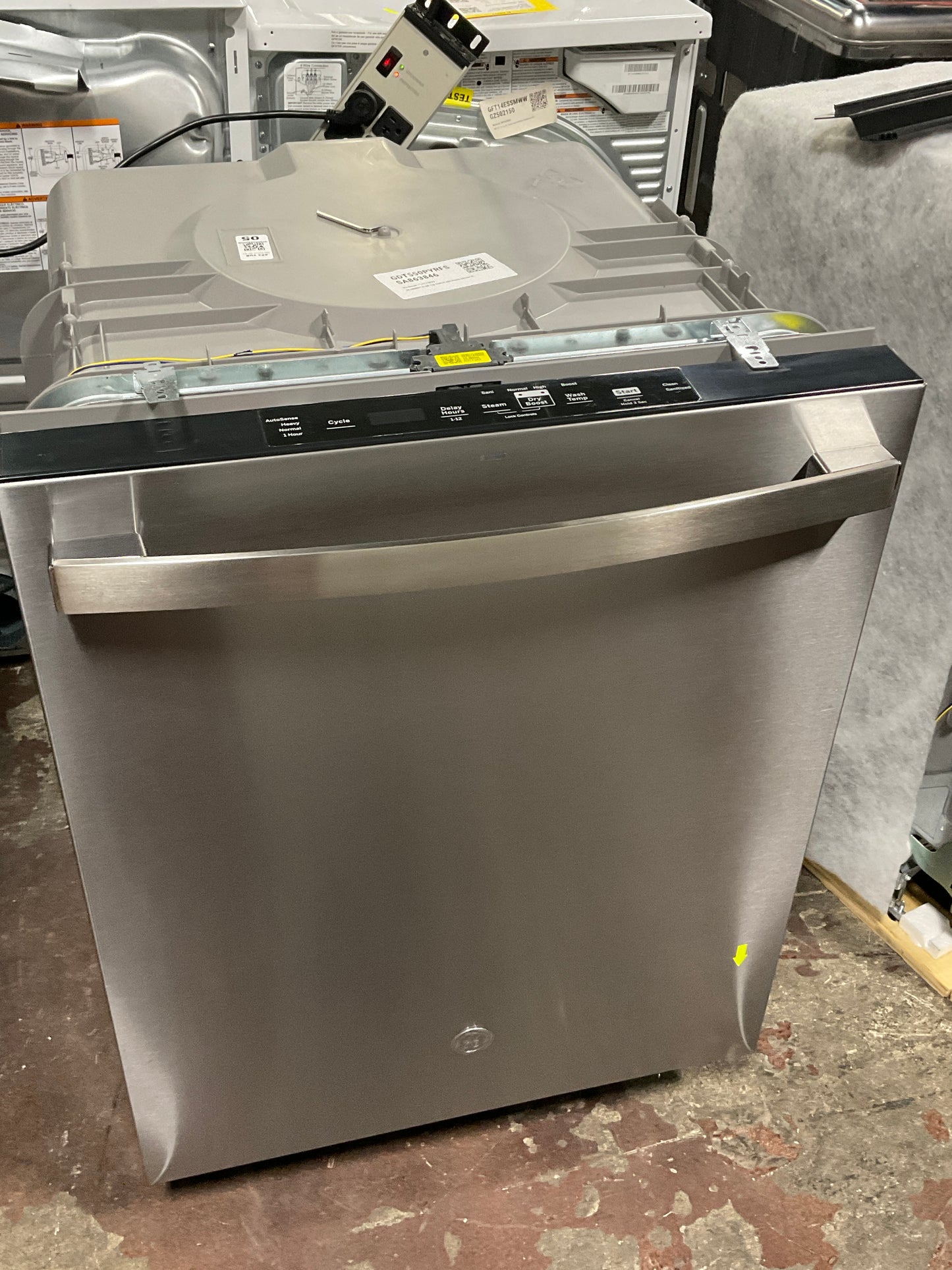 Front view, doors closed