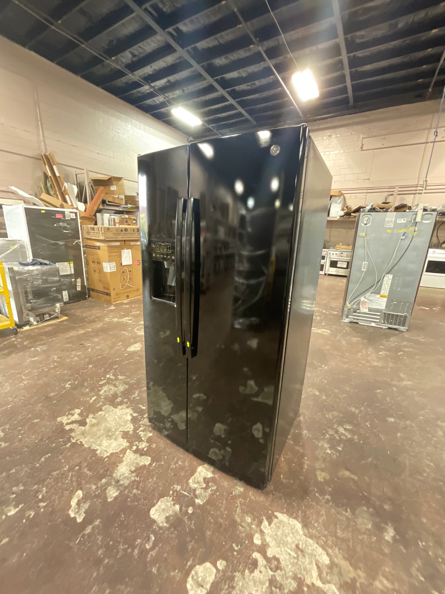 Front view, door closed