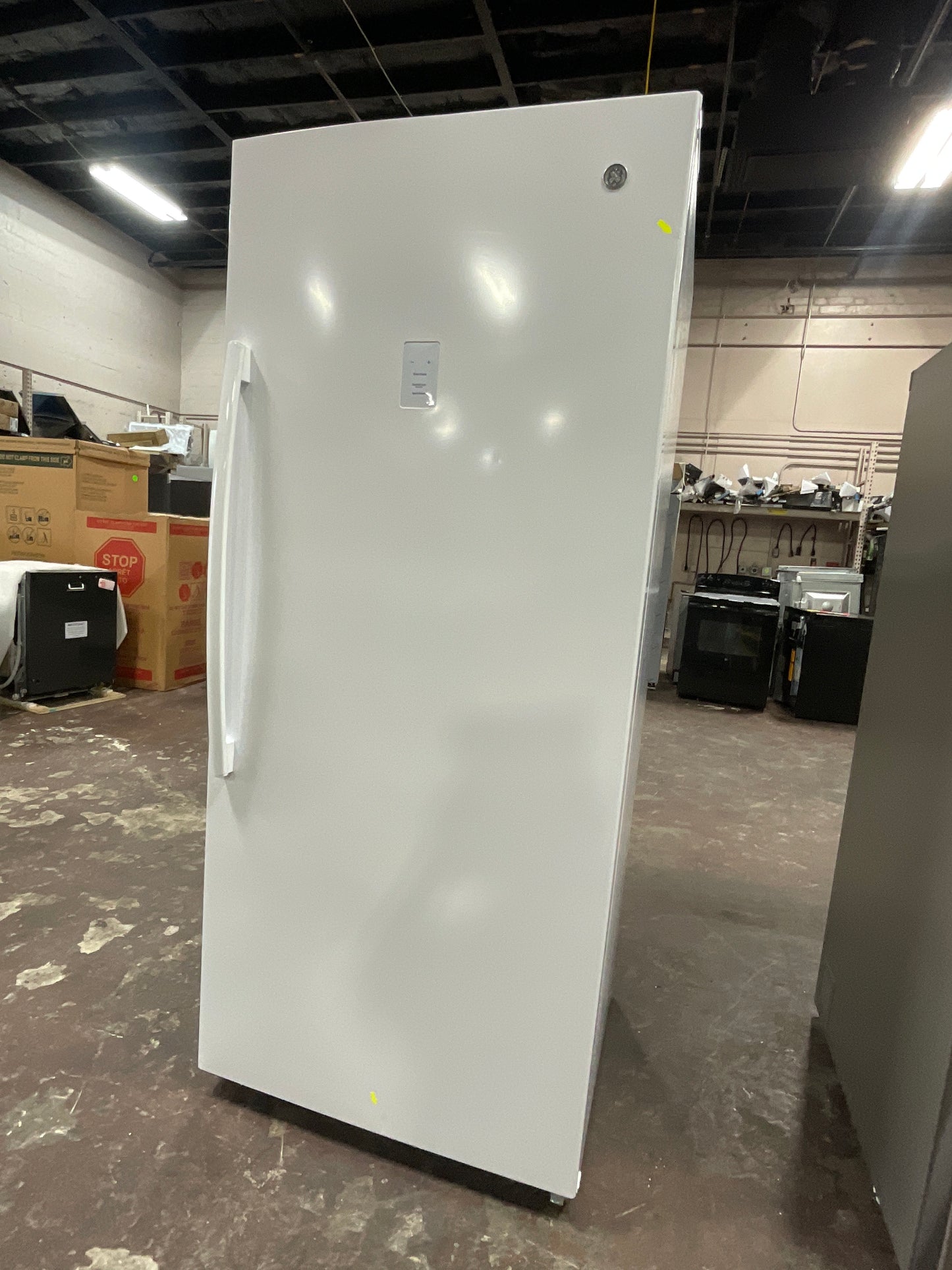 Front view, door closed