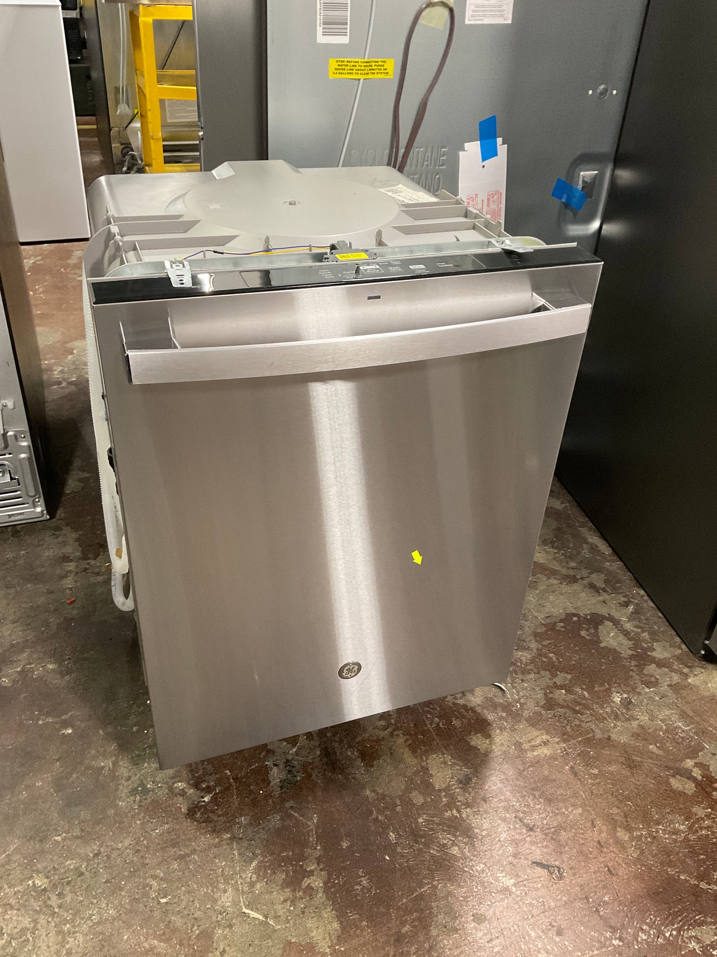 Front view, doors closed