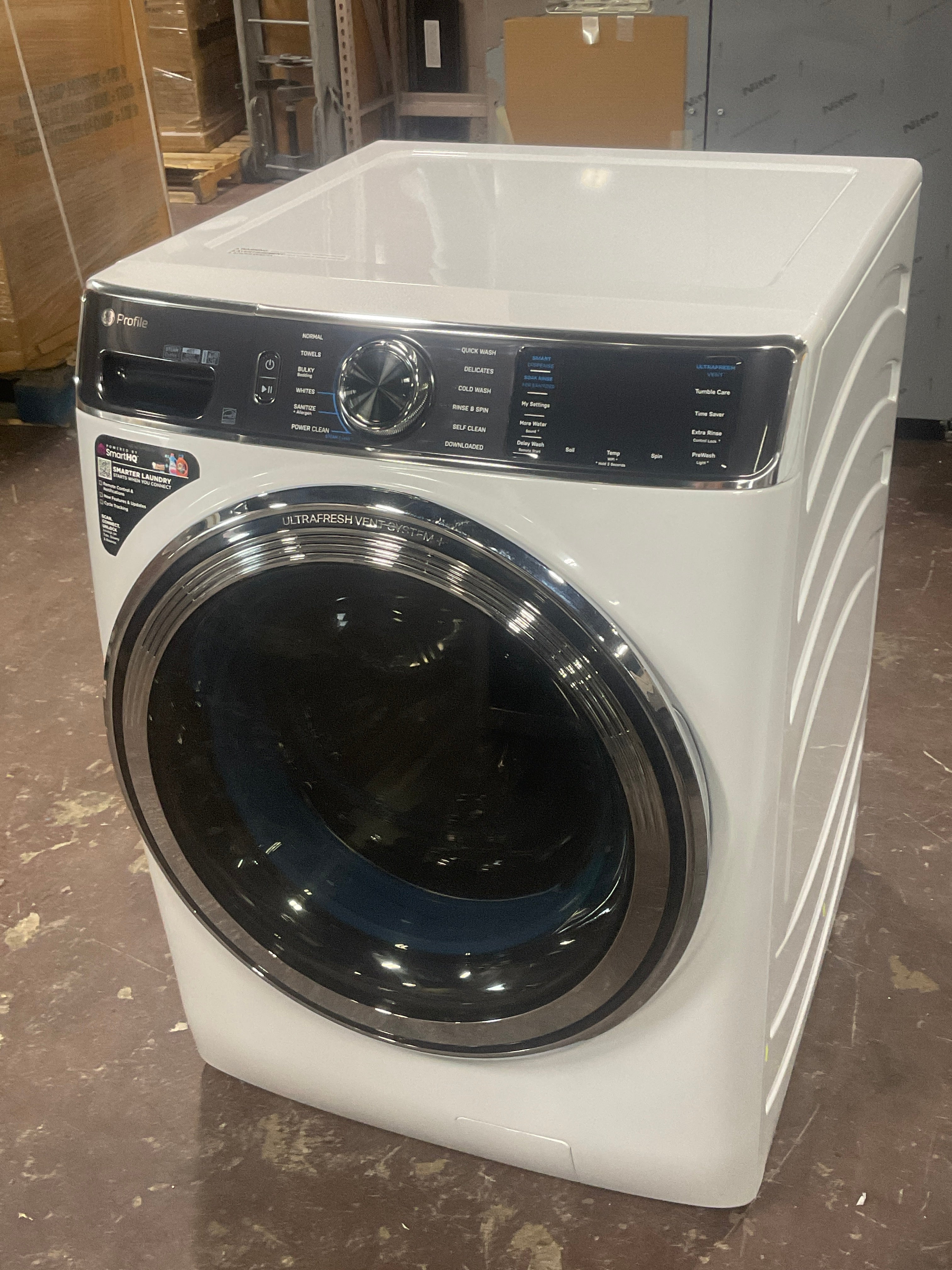 Front view, door closed