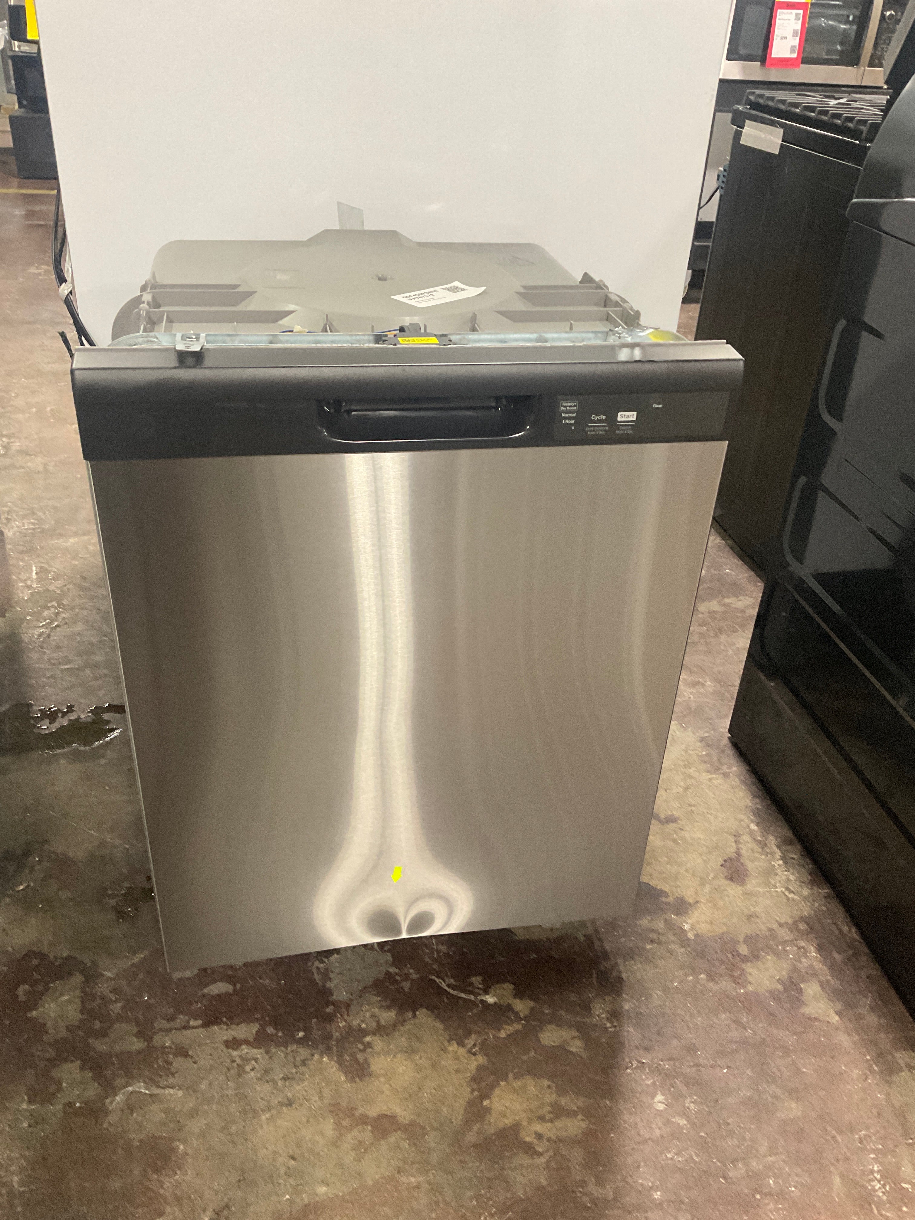 Front view, doors closed