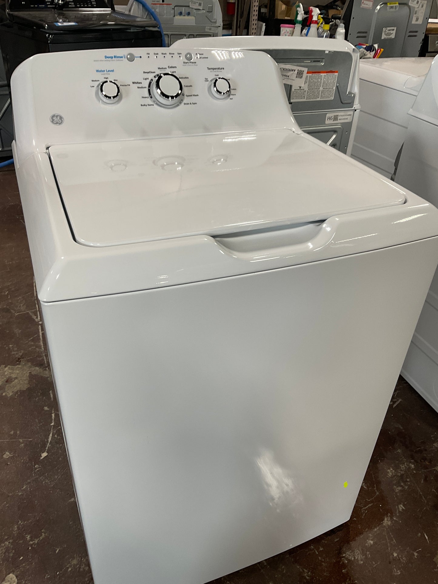 Front view, door closed