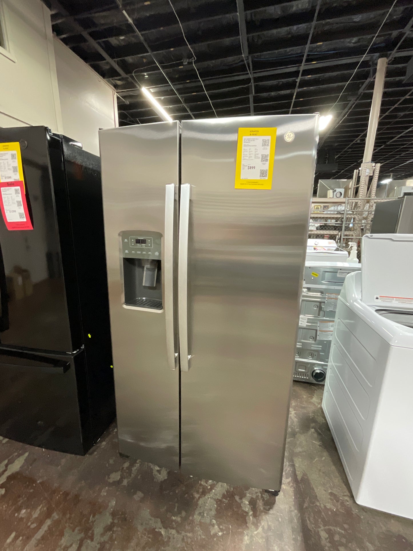 Front view, door closed