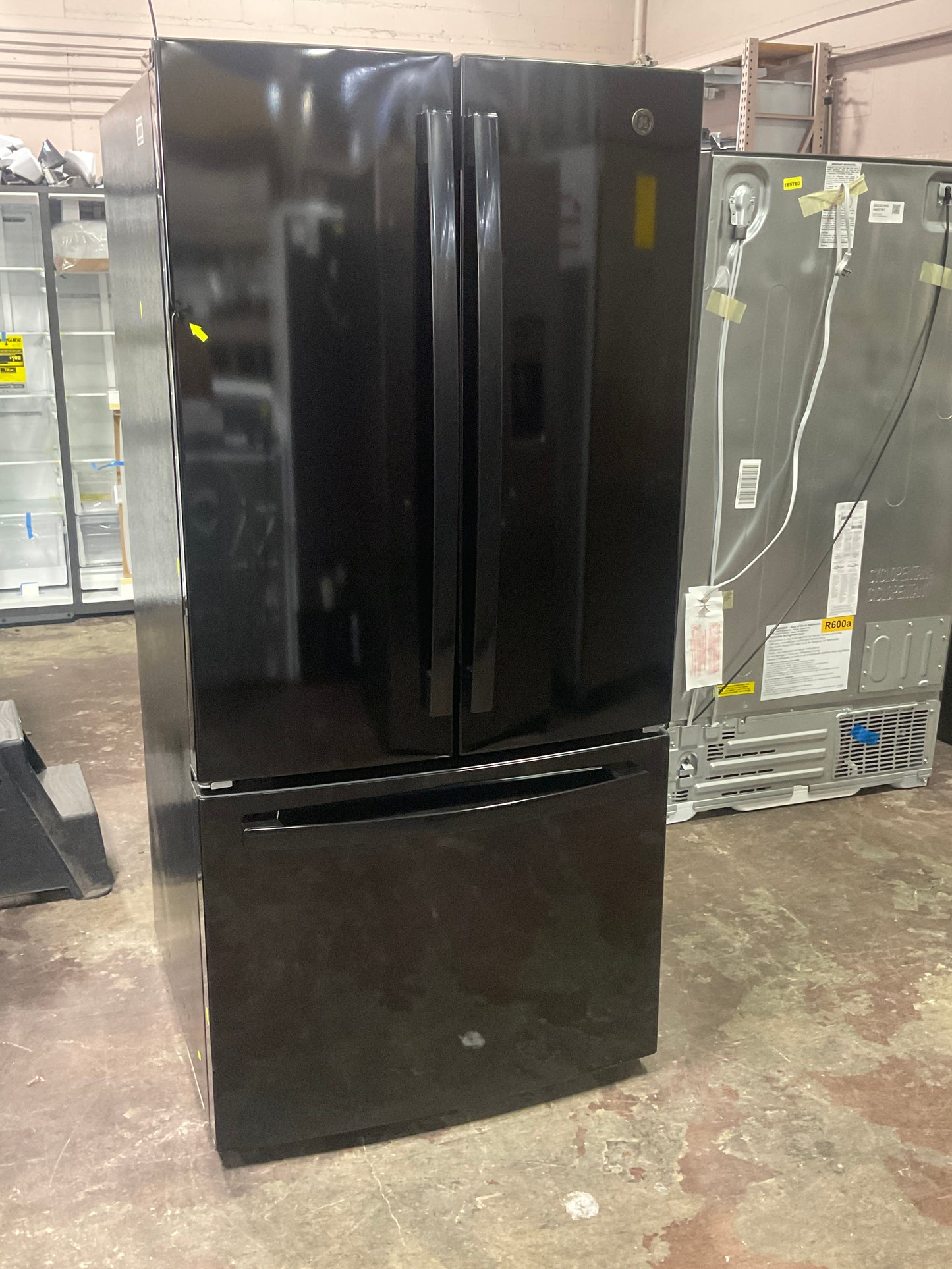 Front view, door closed