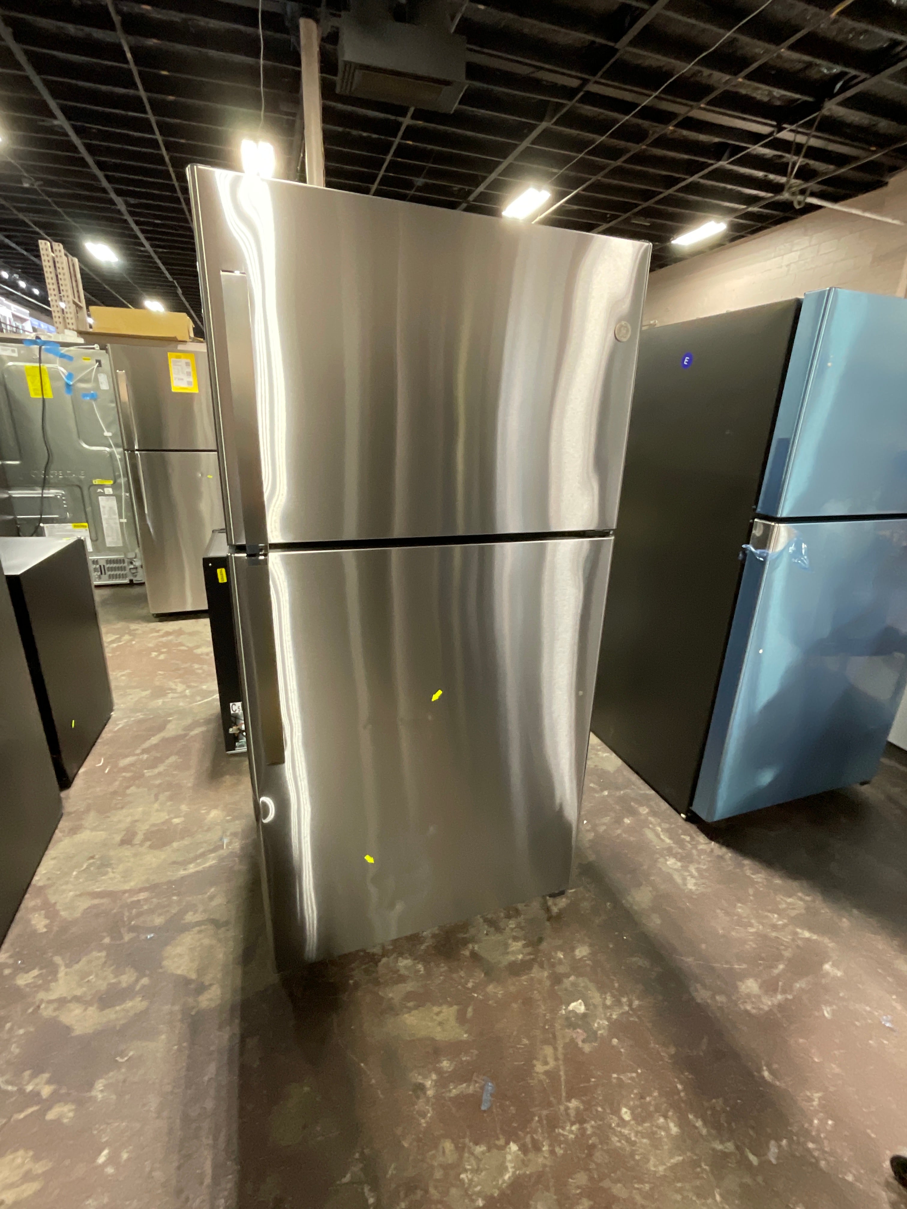 Front view, door closed