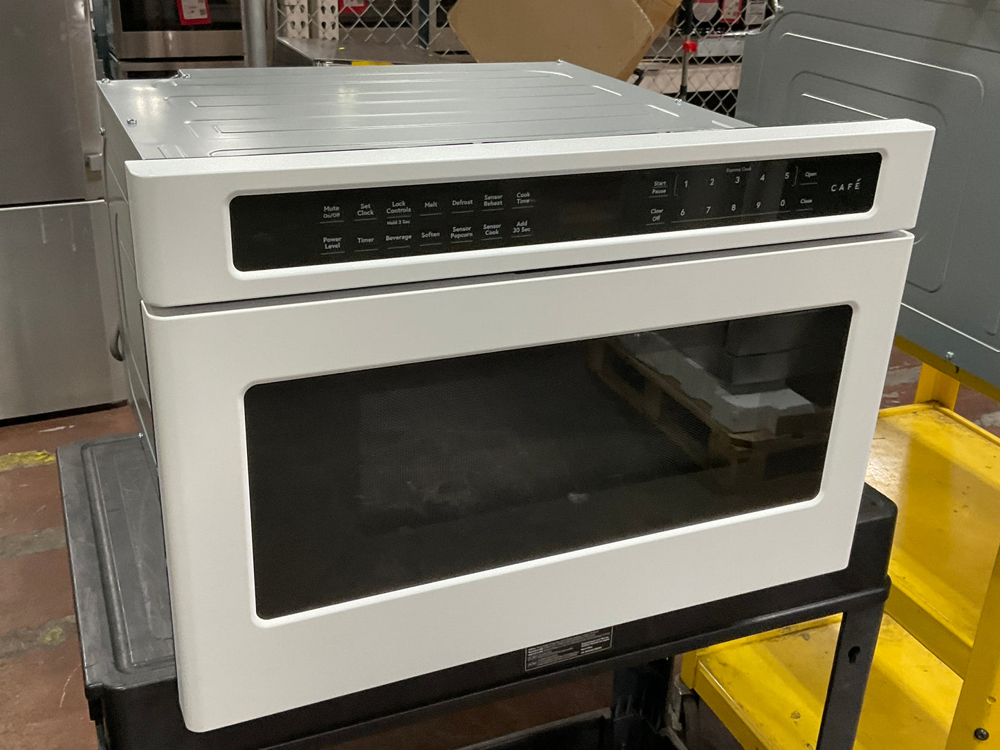 Front view, door closed