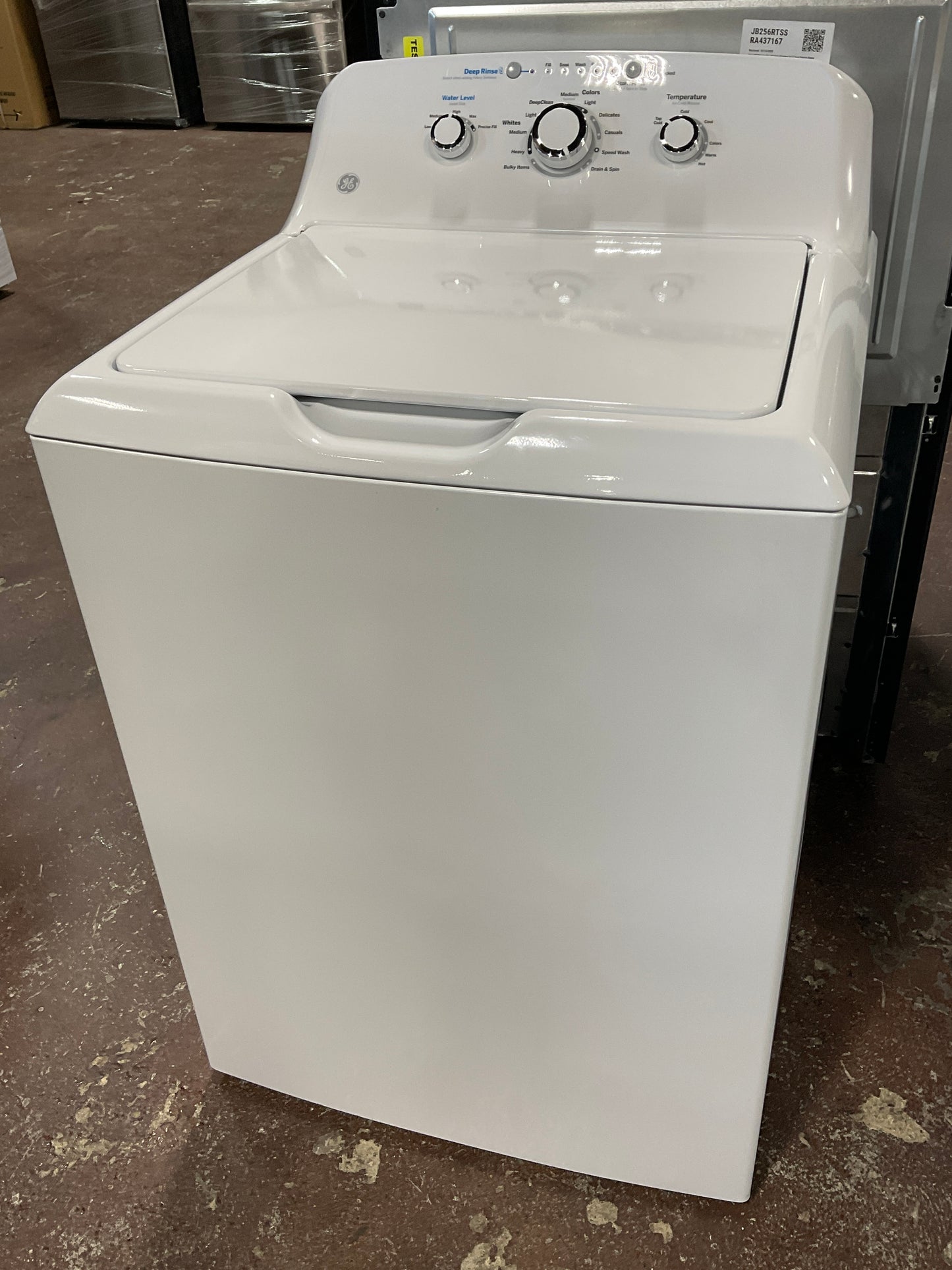 Front view, door closed