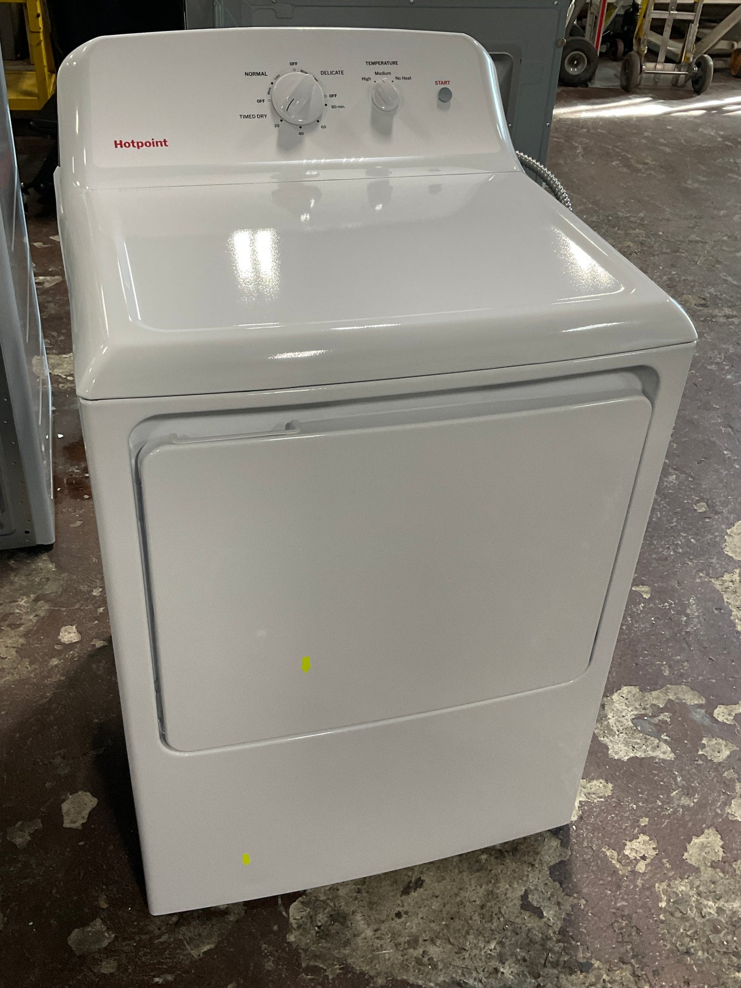 Front view, door closed