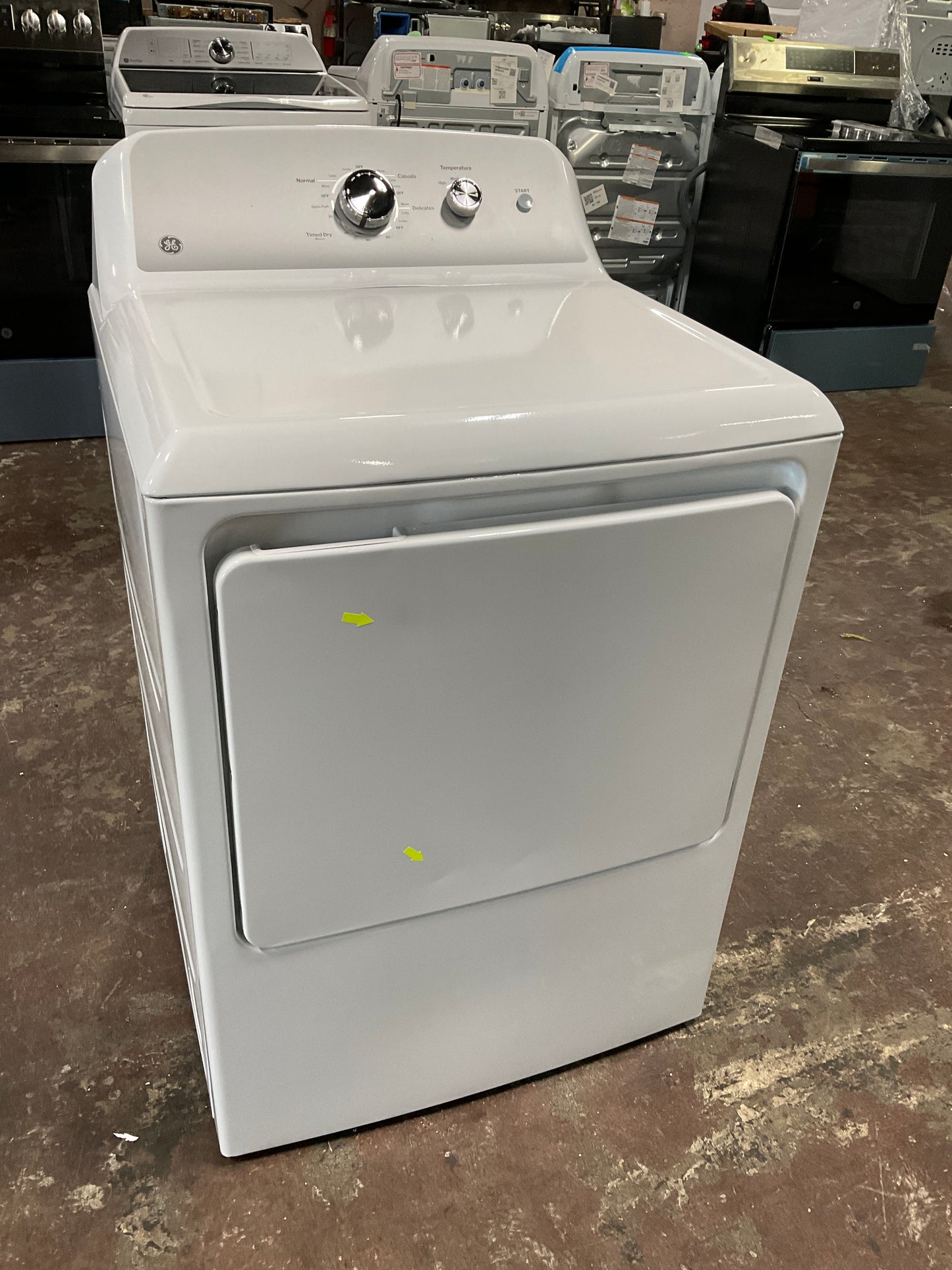 Front view, door closed