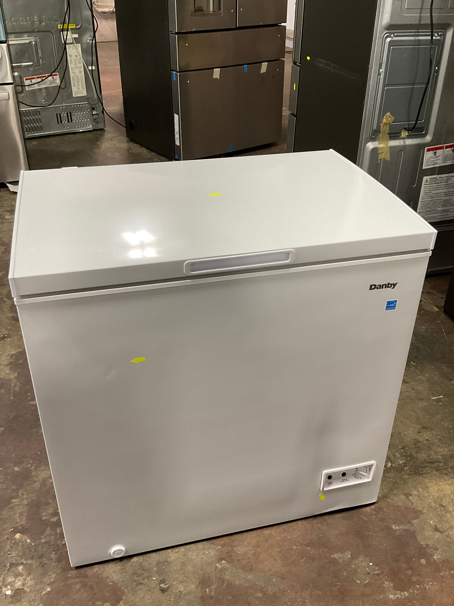 Front view, door closed