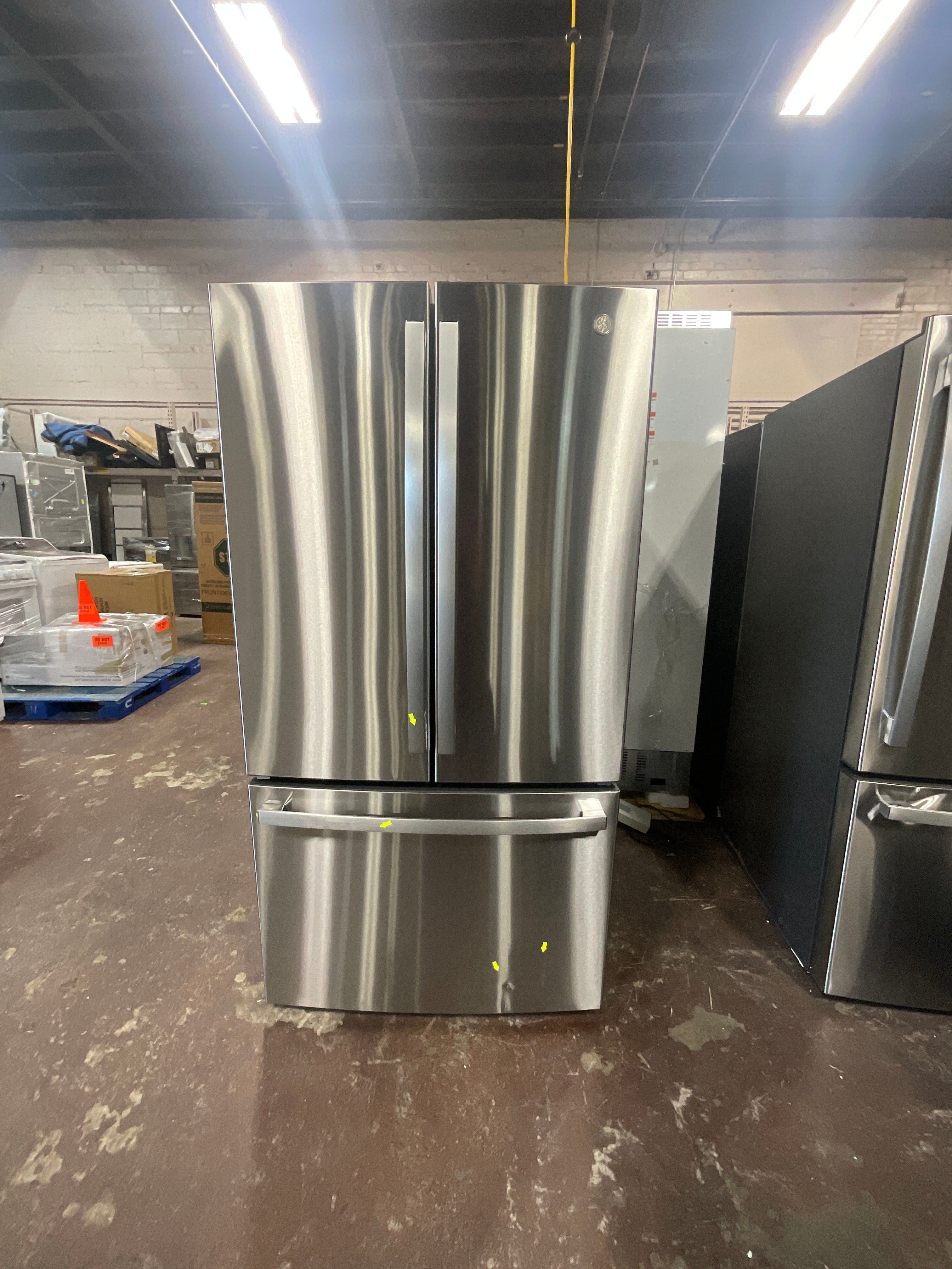 Front view, door closed