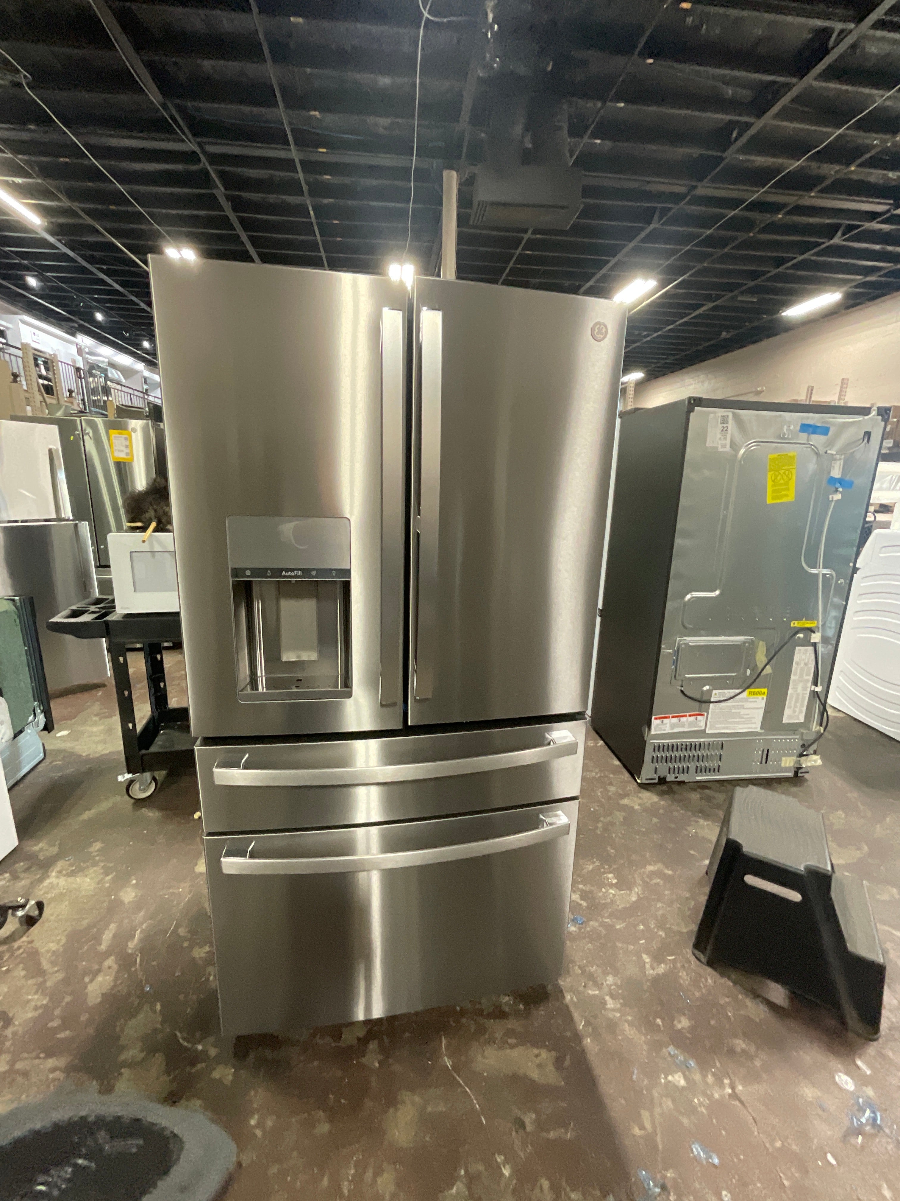 Front view, door closed