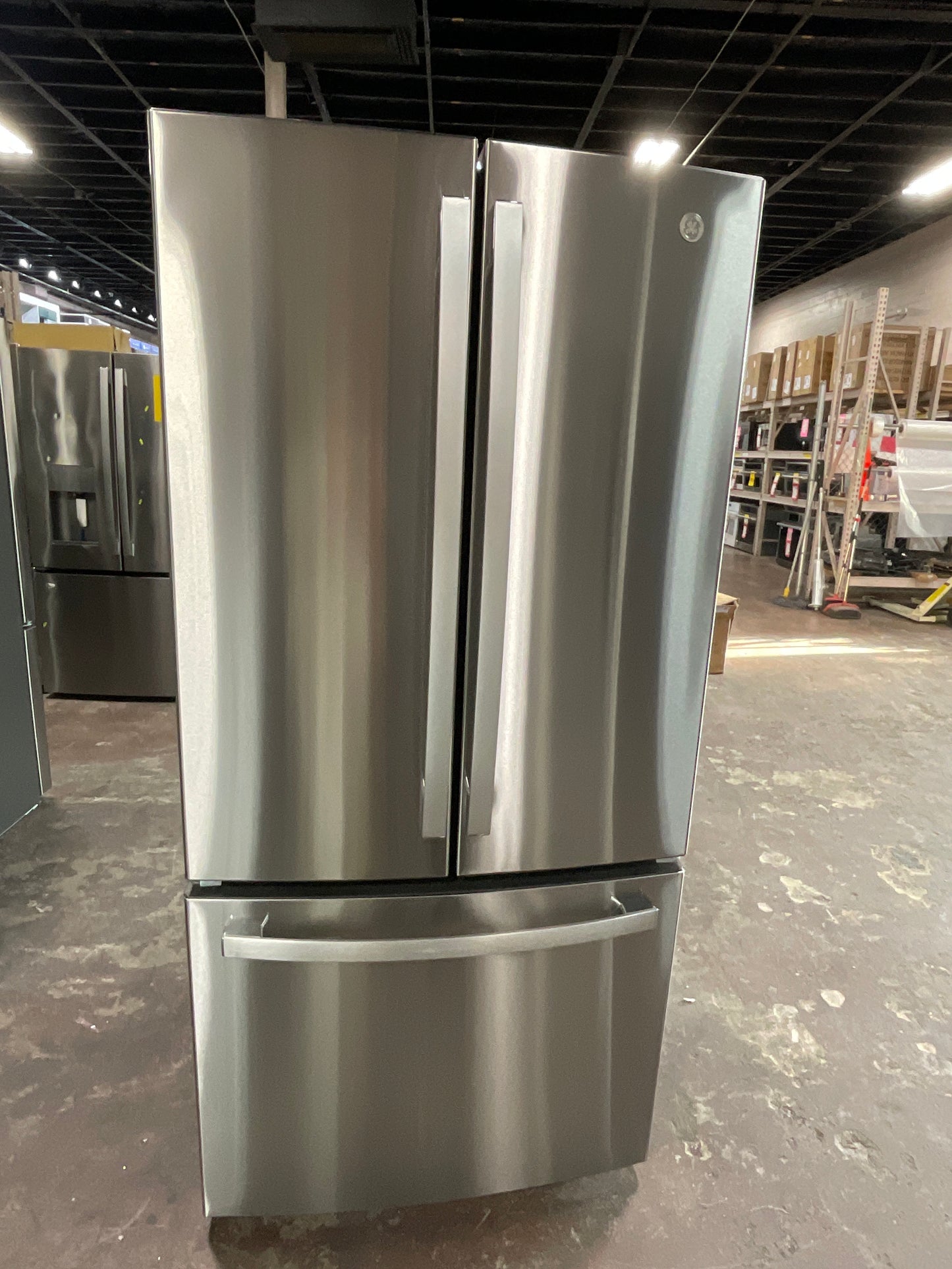 Front view, door closed