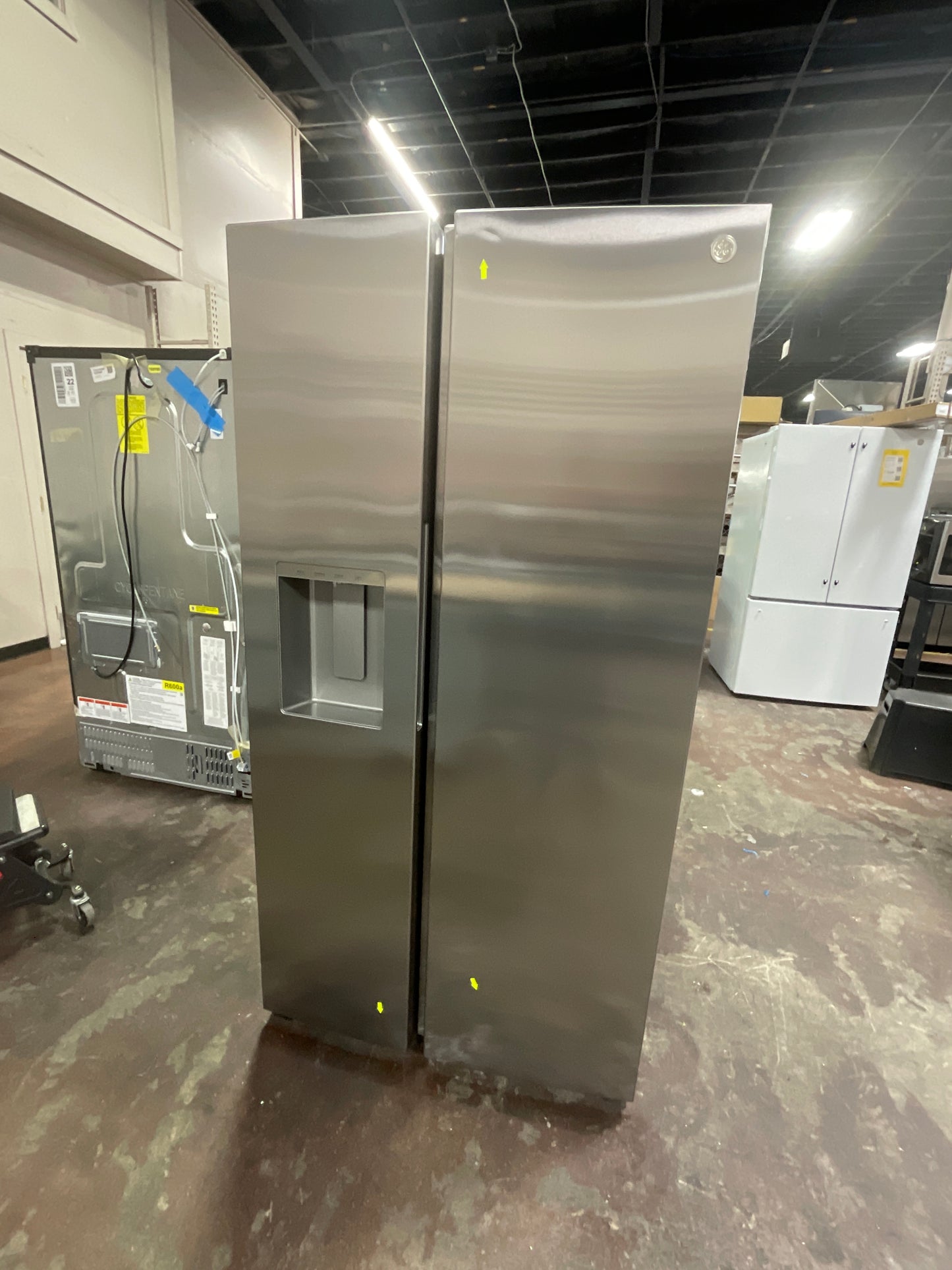 Front view, door closed
