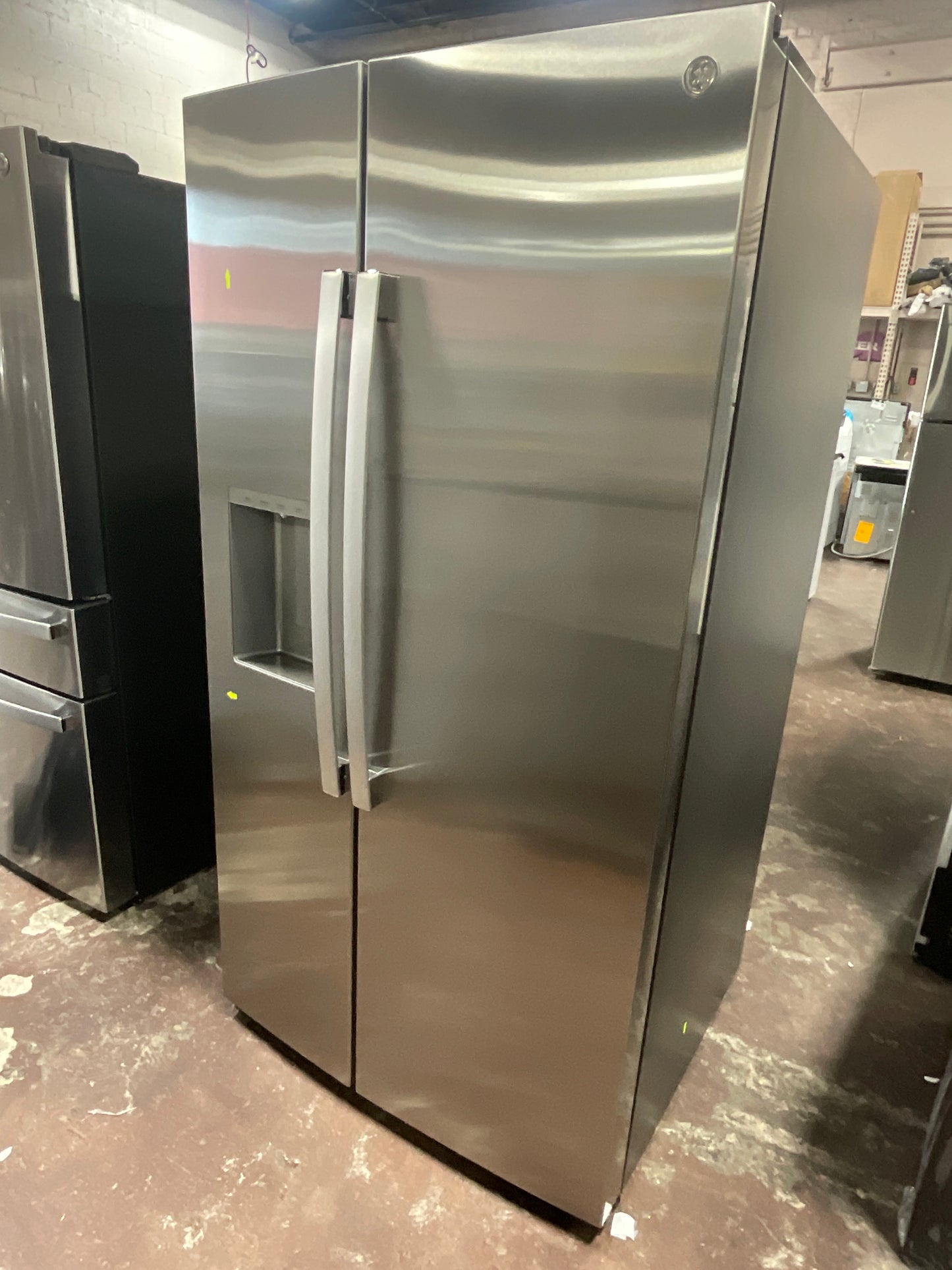 Front view, door closed