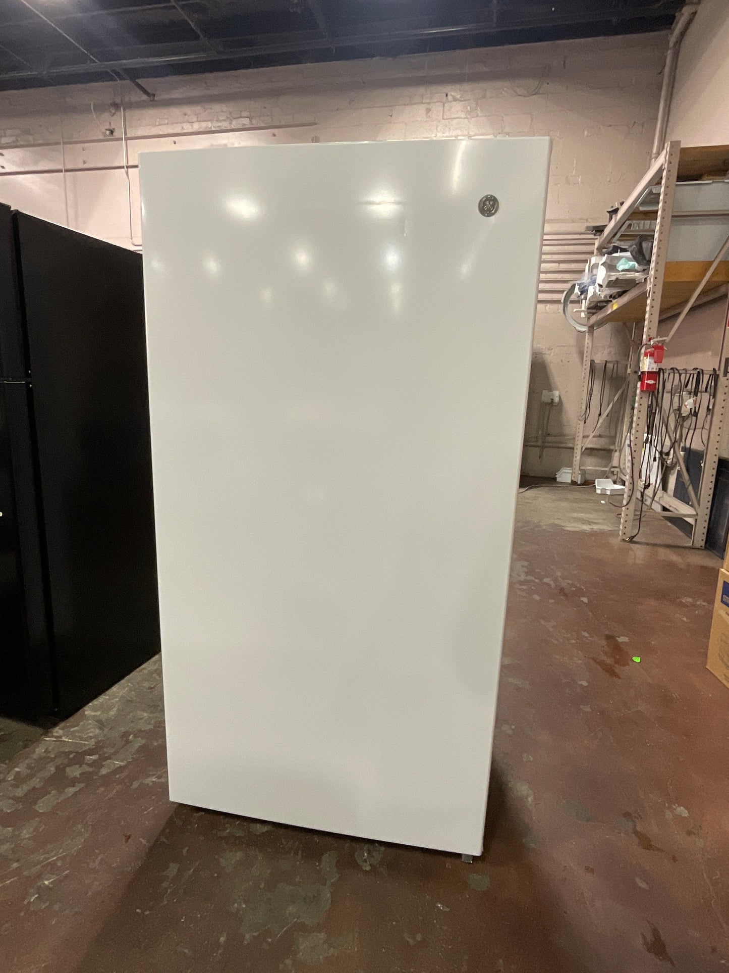 Front view, door closed