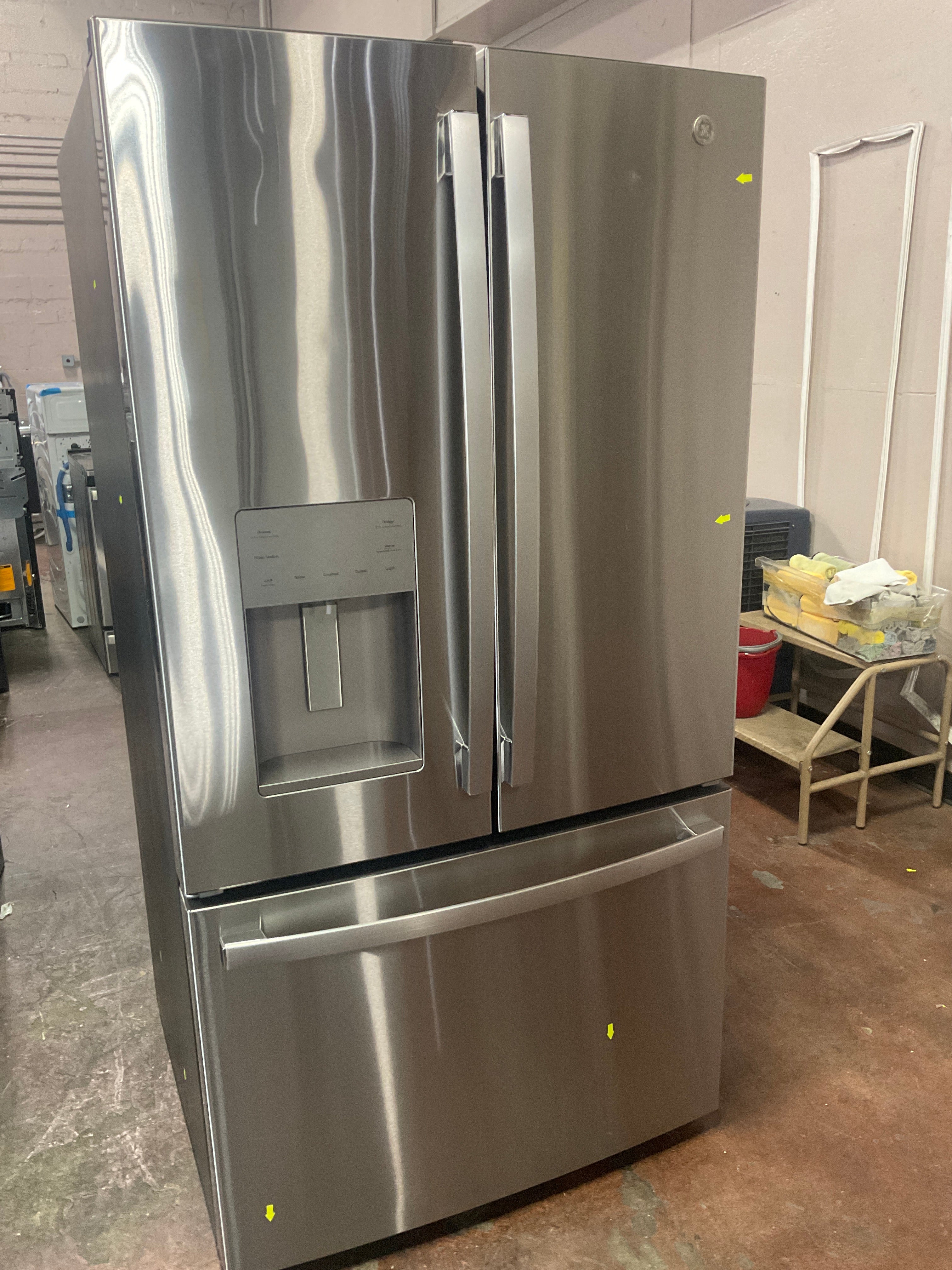 Front view, door closed