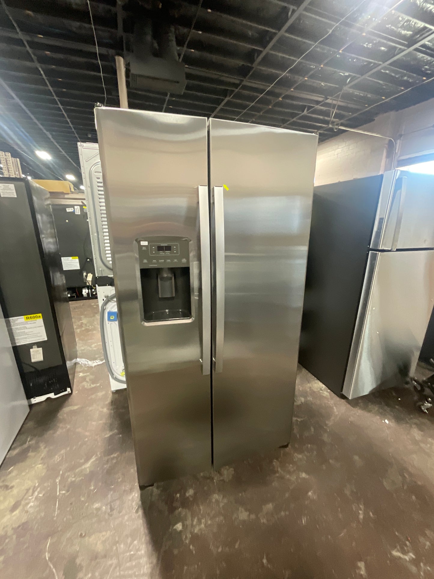 Front view, door closed