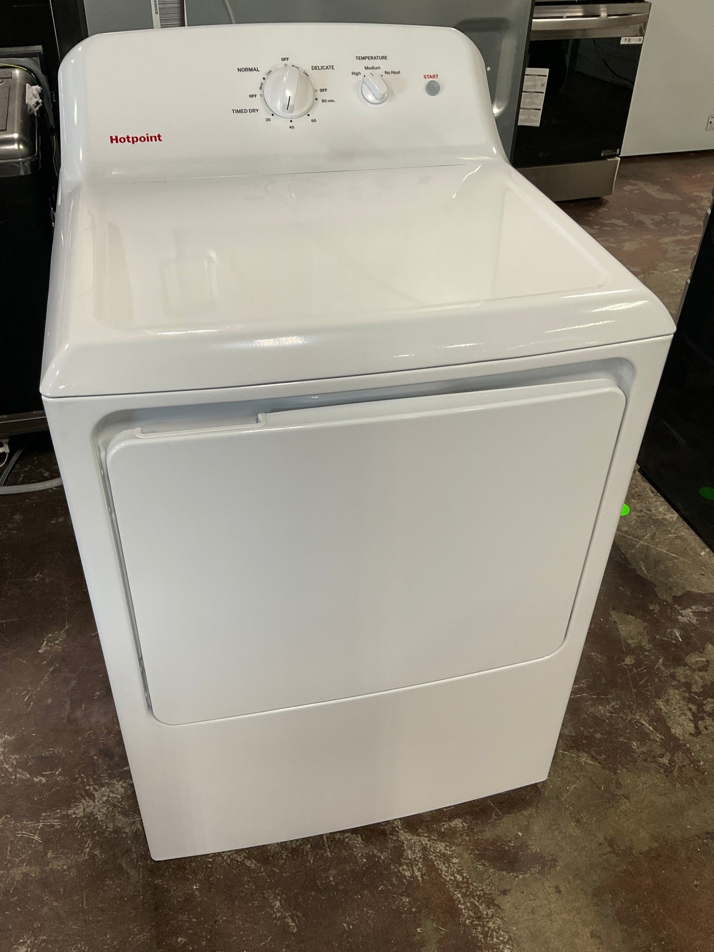 Front view, door closed