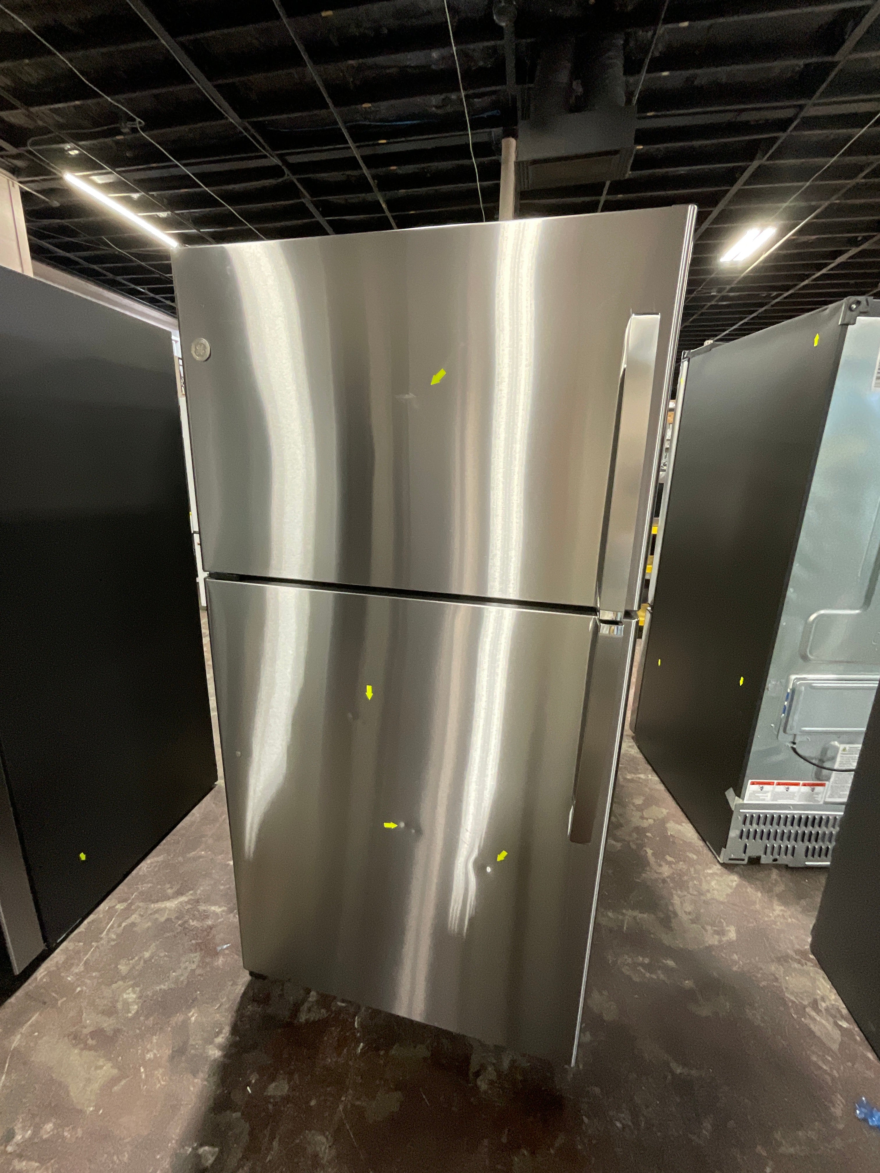 Front view, door closed