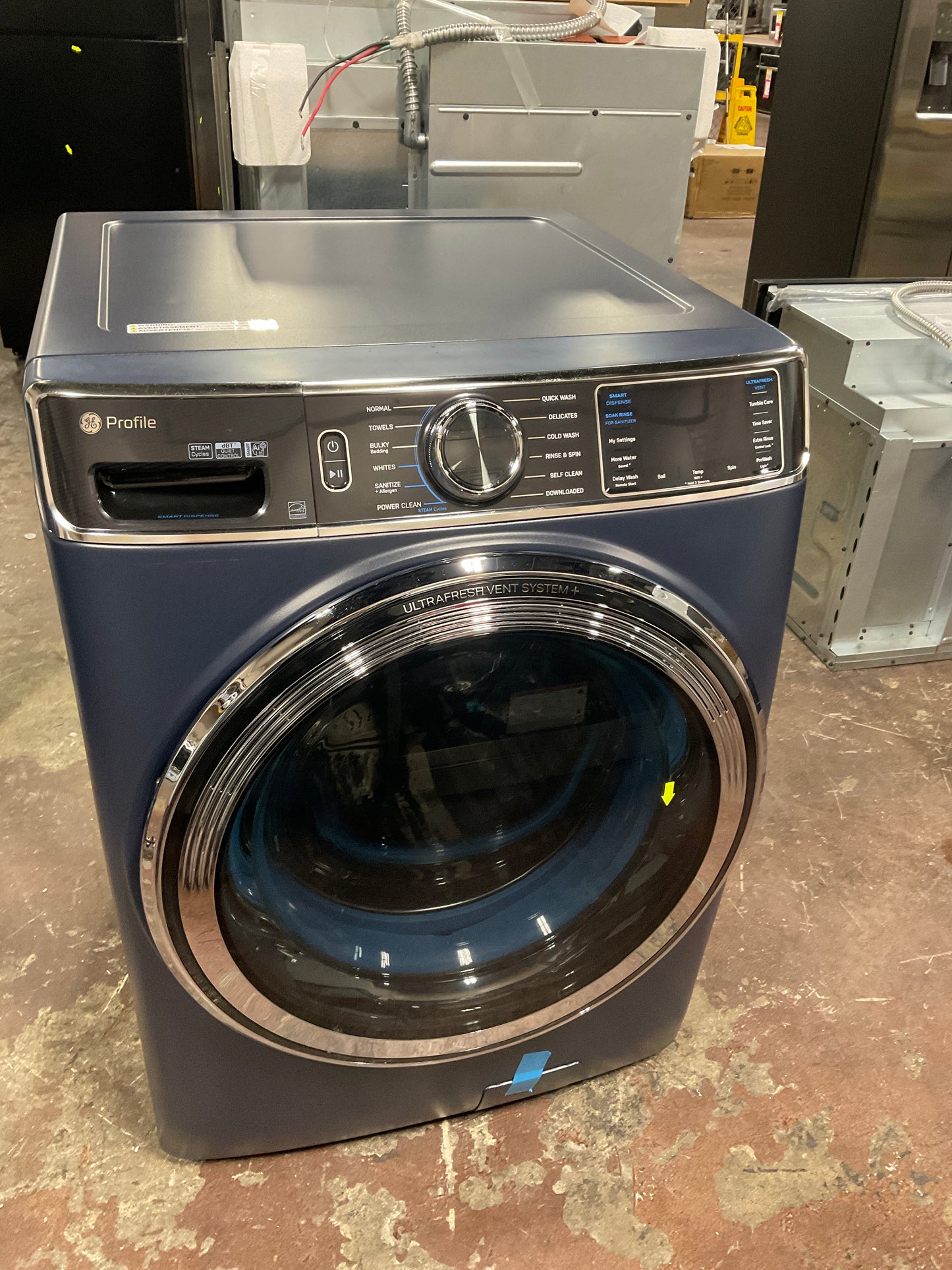 Front view, door closed