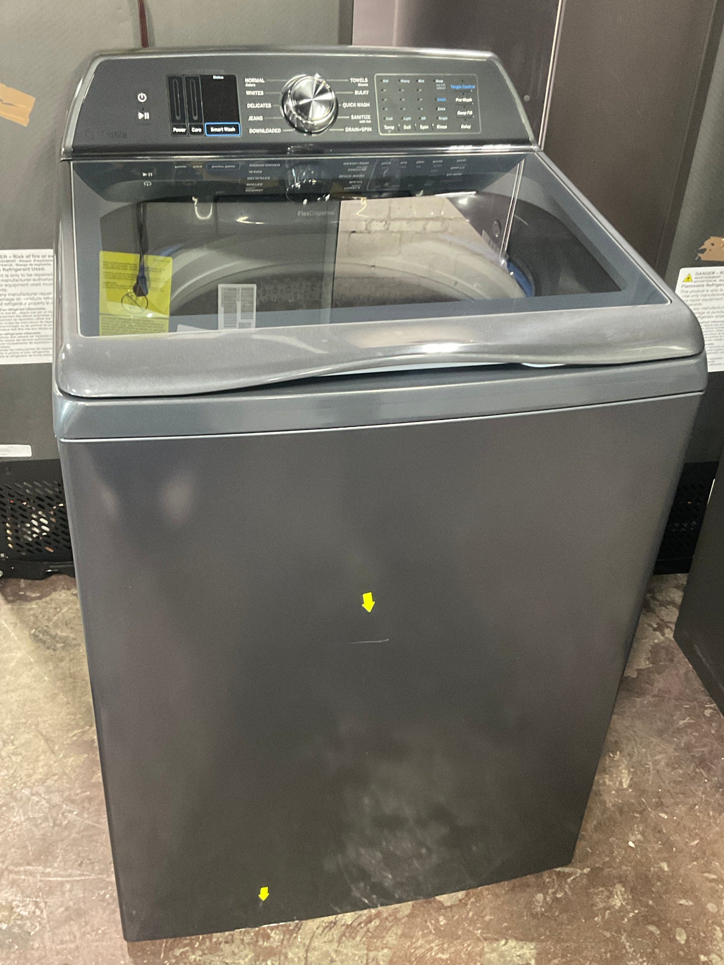 Front view, door closed