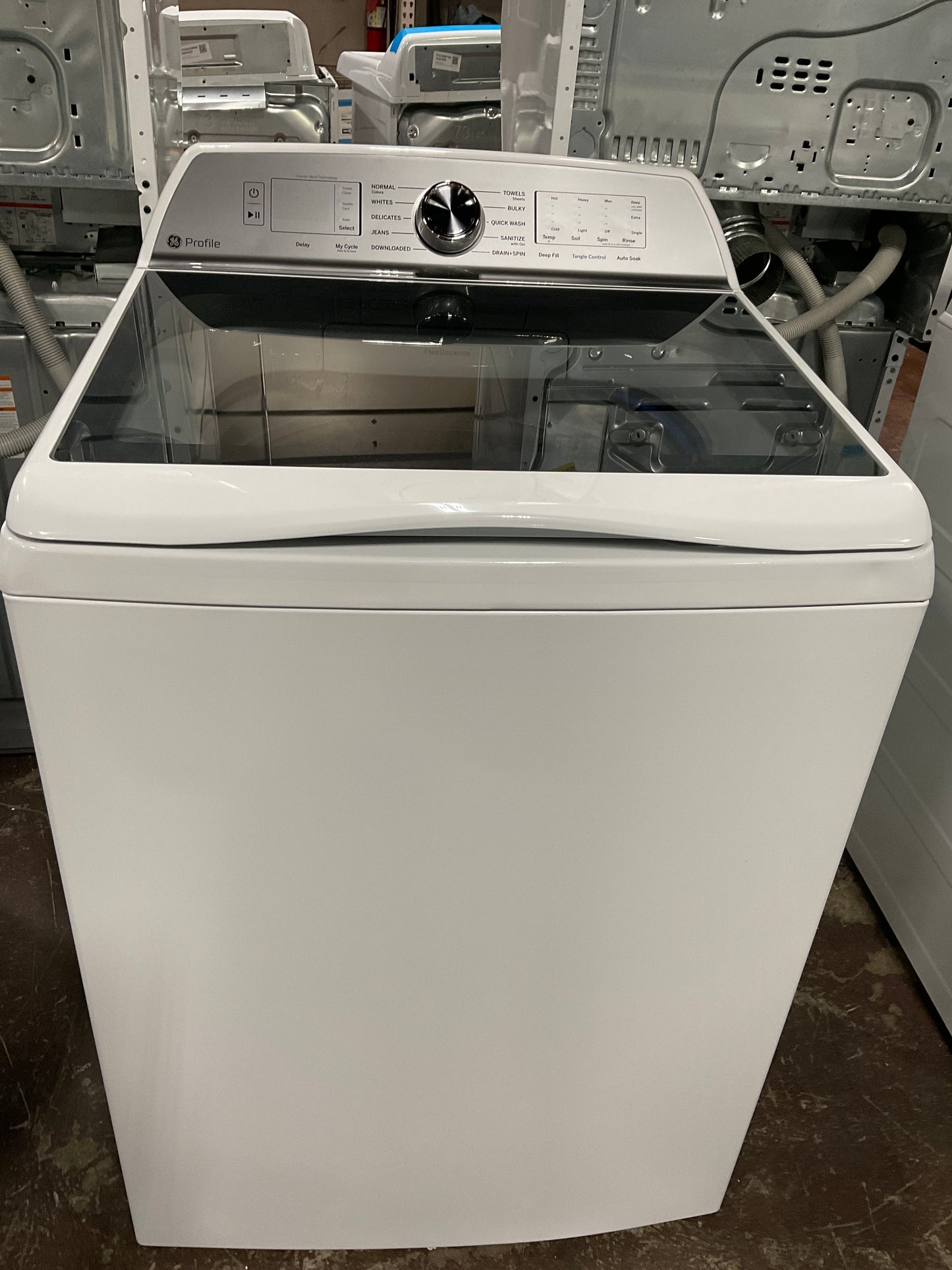 Front view, door closed