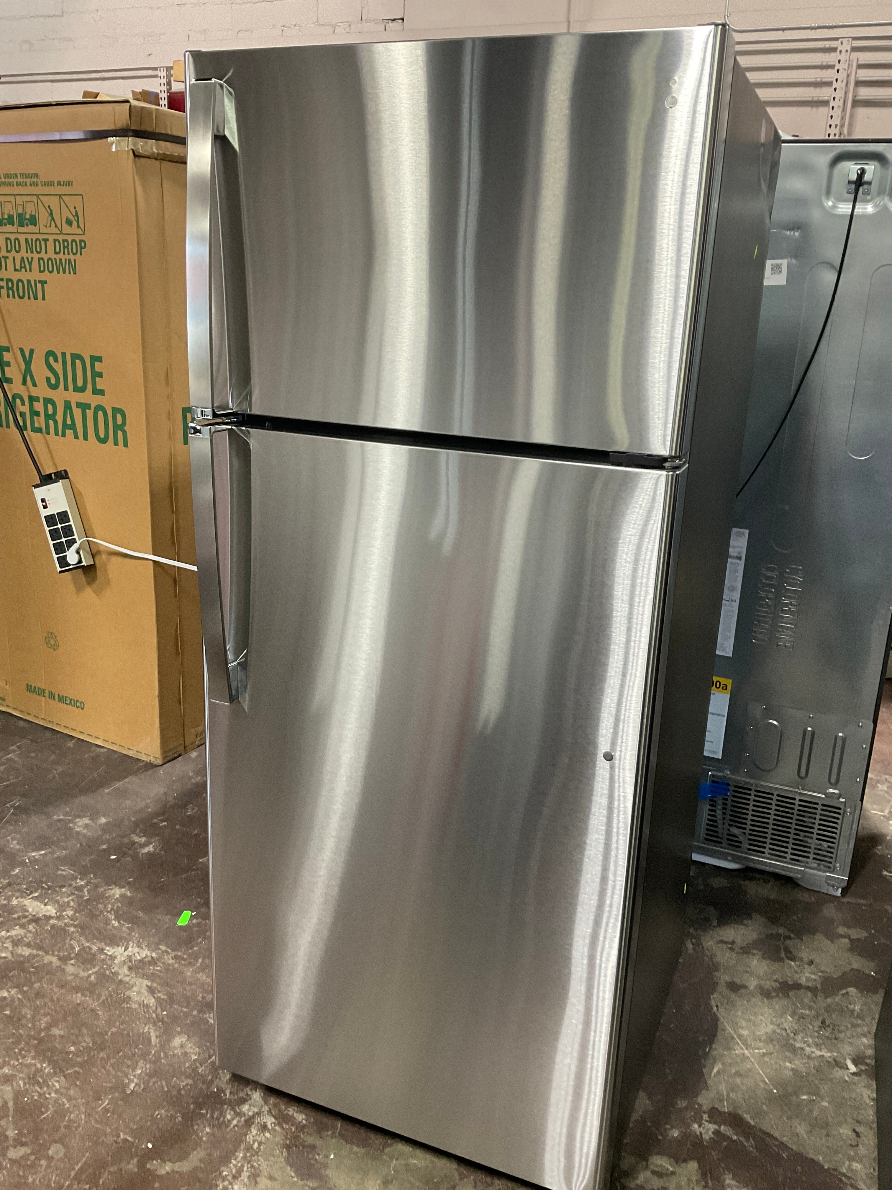 Front view, door closed