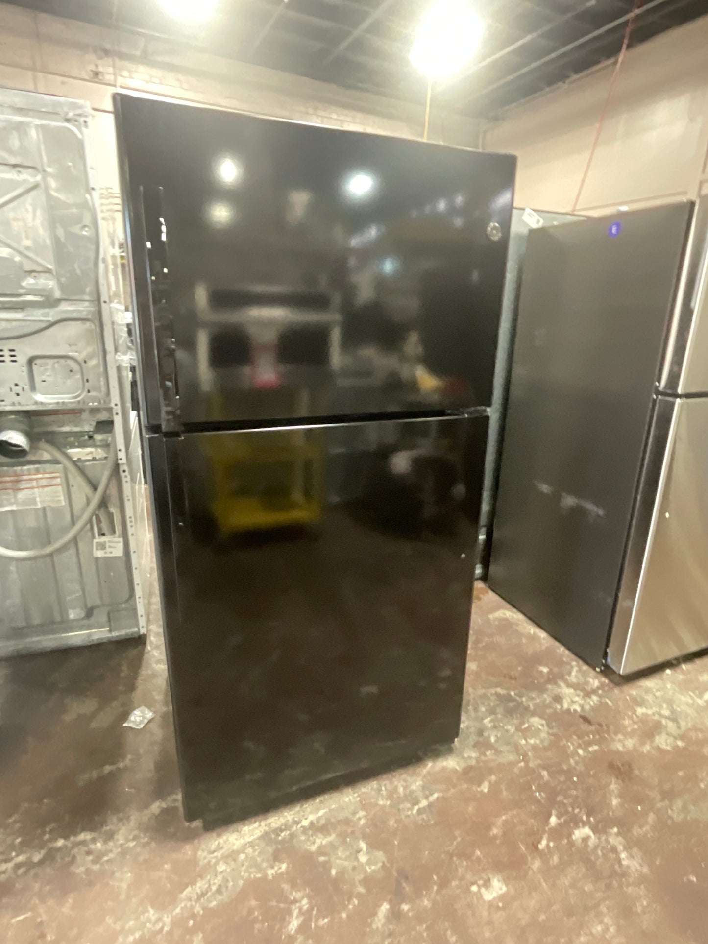 Front view, door closed