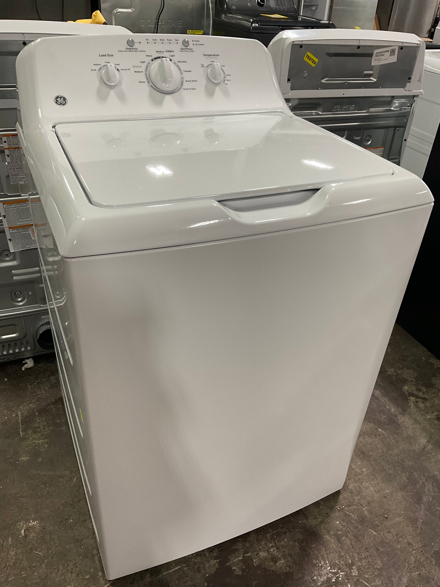 Front view, door closed