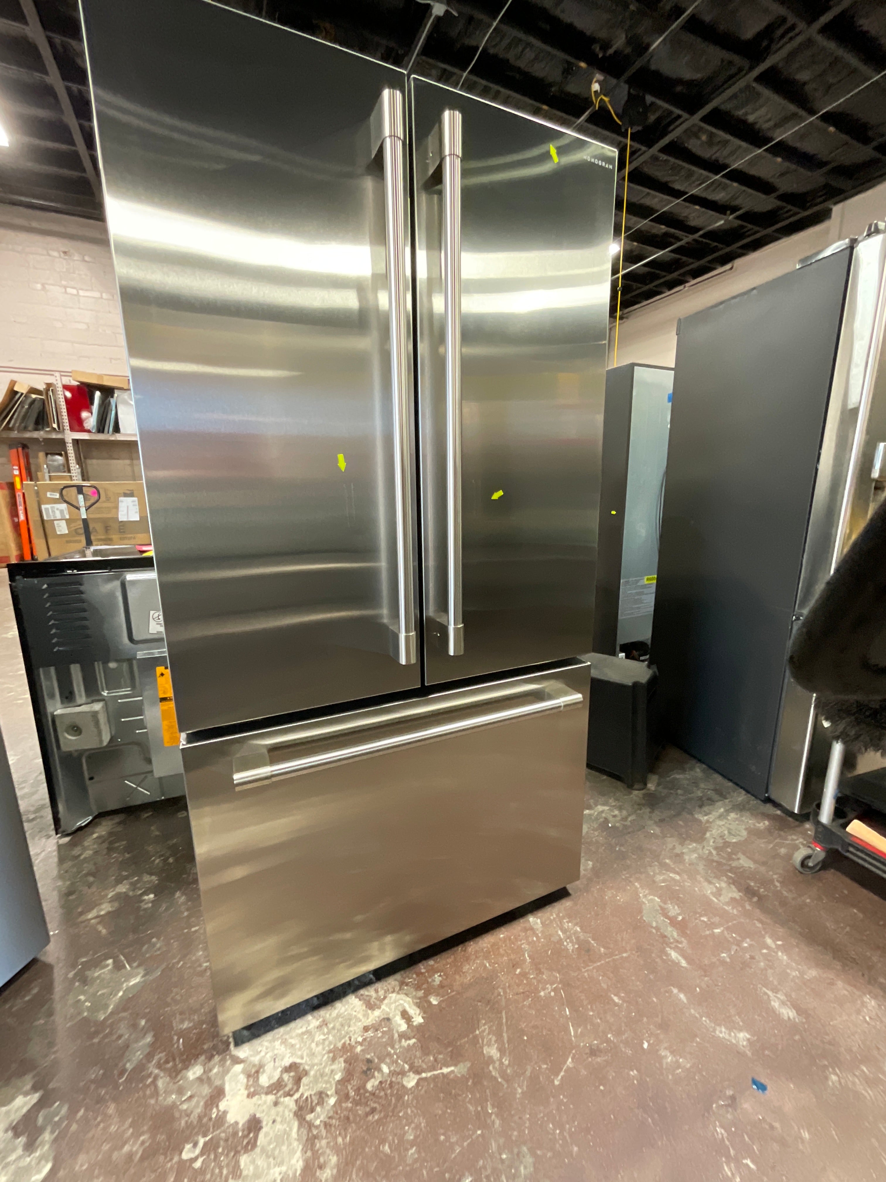 Front view, door closed