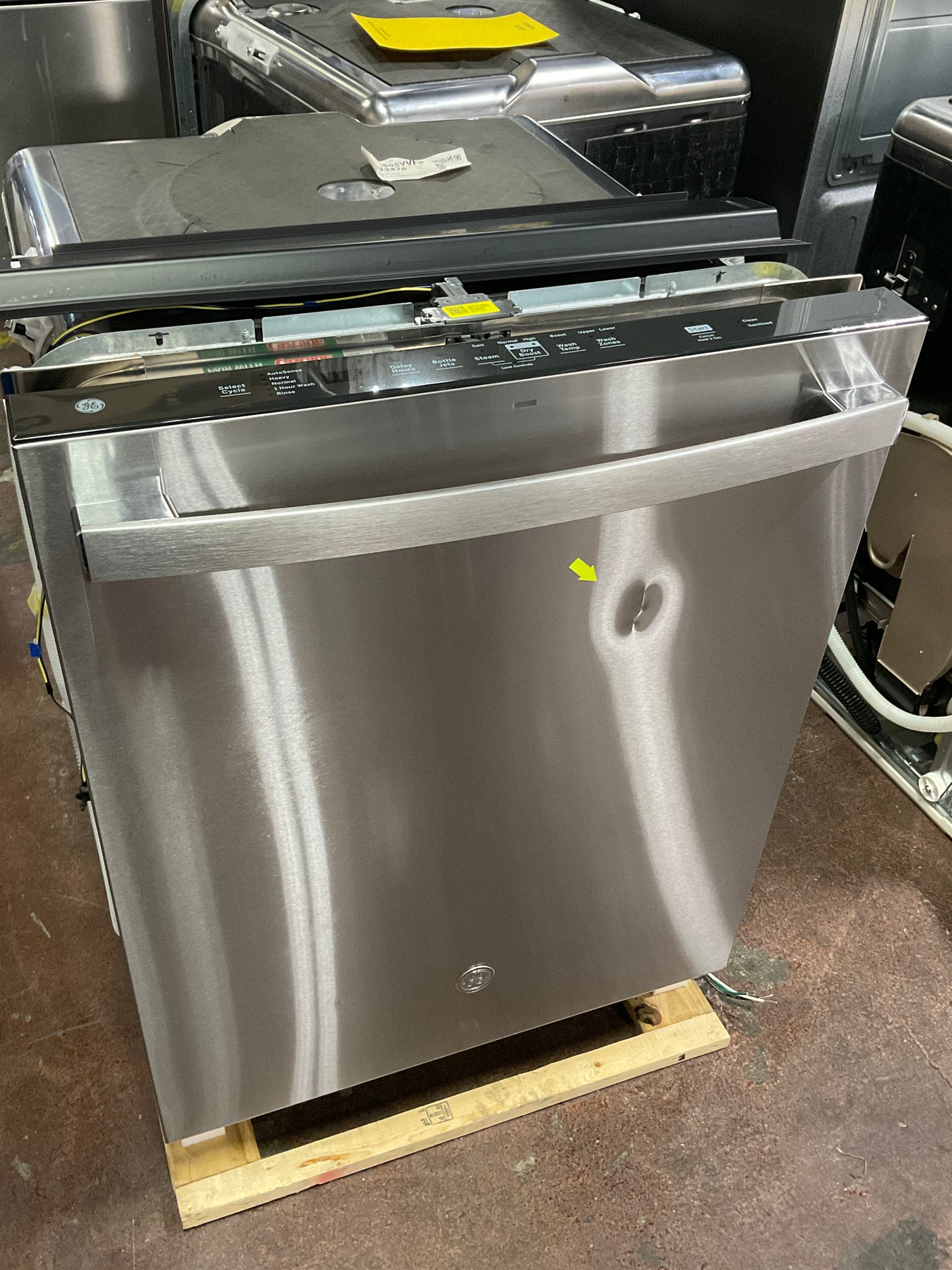 Front view, doors closed