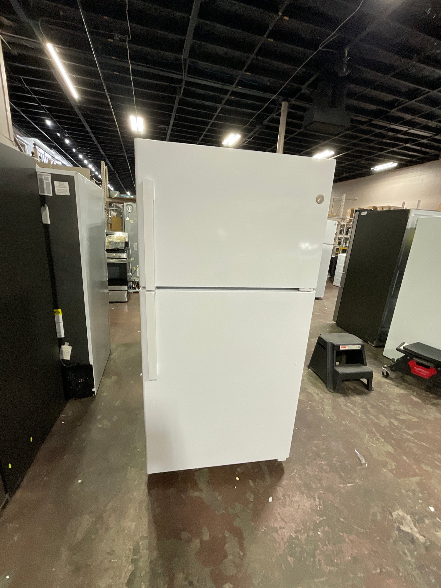 Front view, door closed