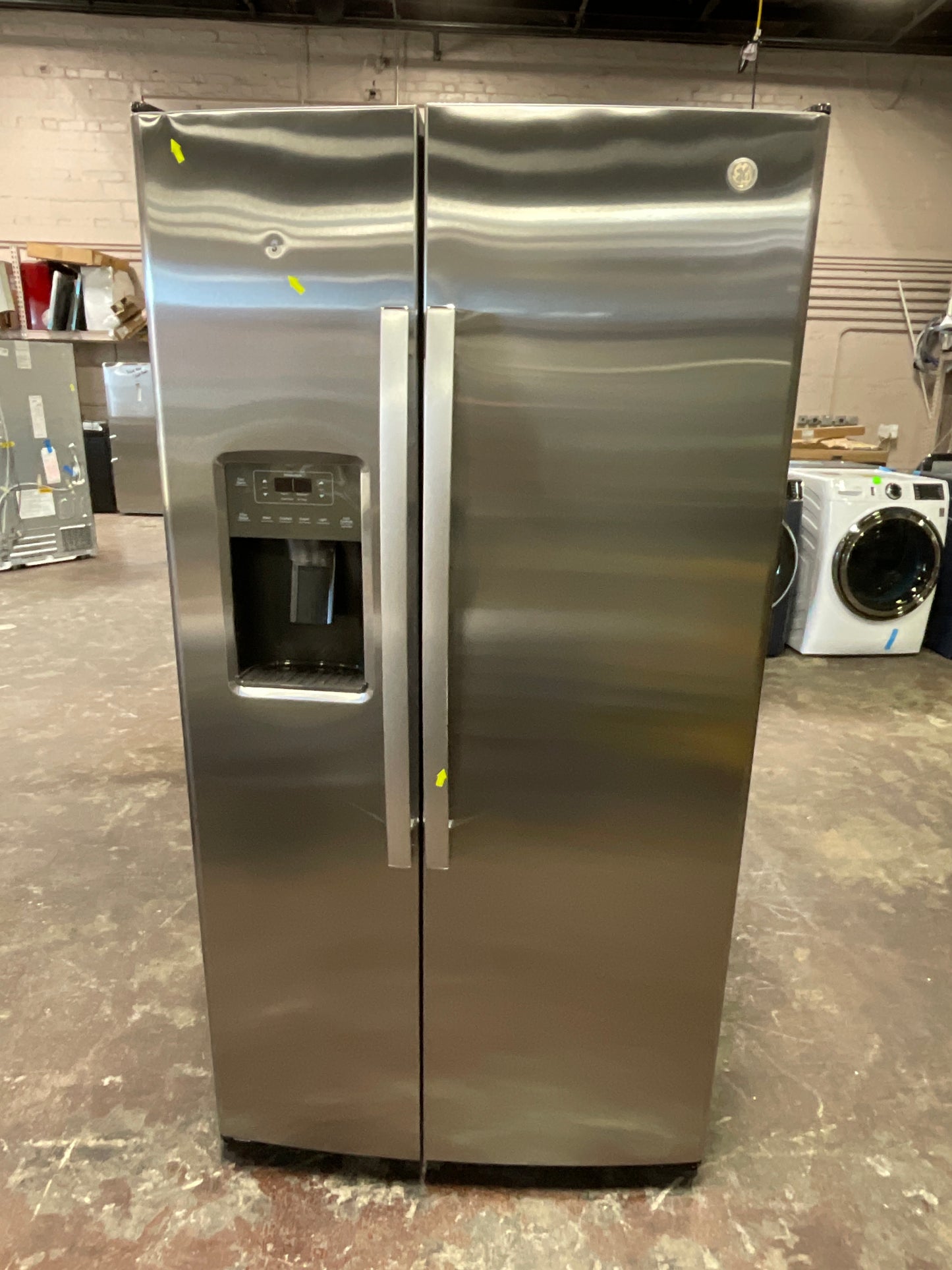 Front view, door closed