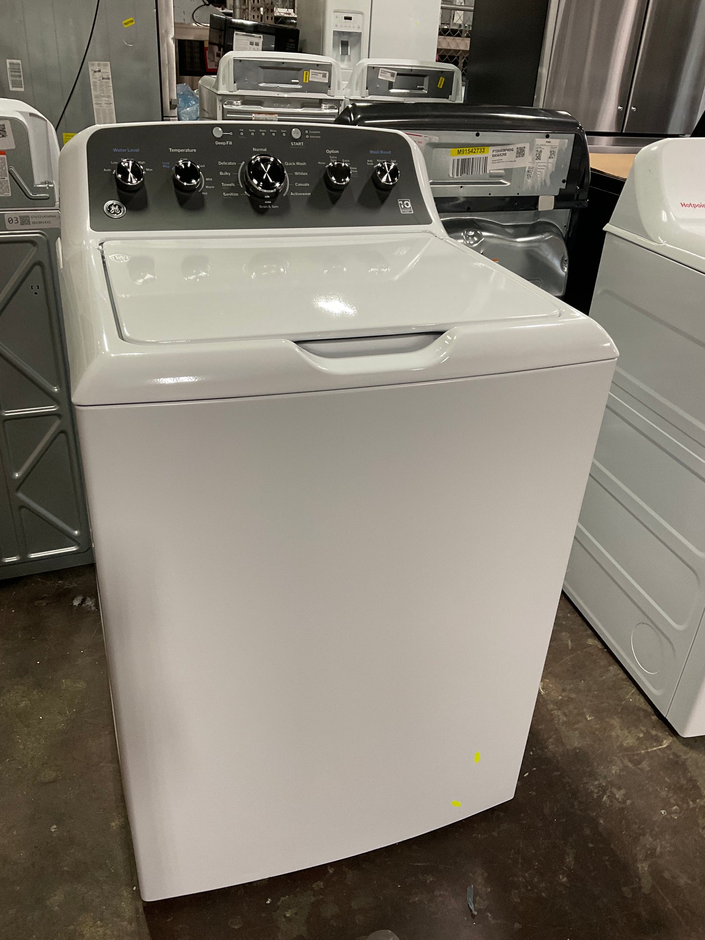 Front view, door closed