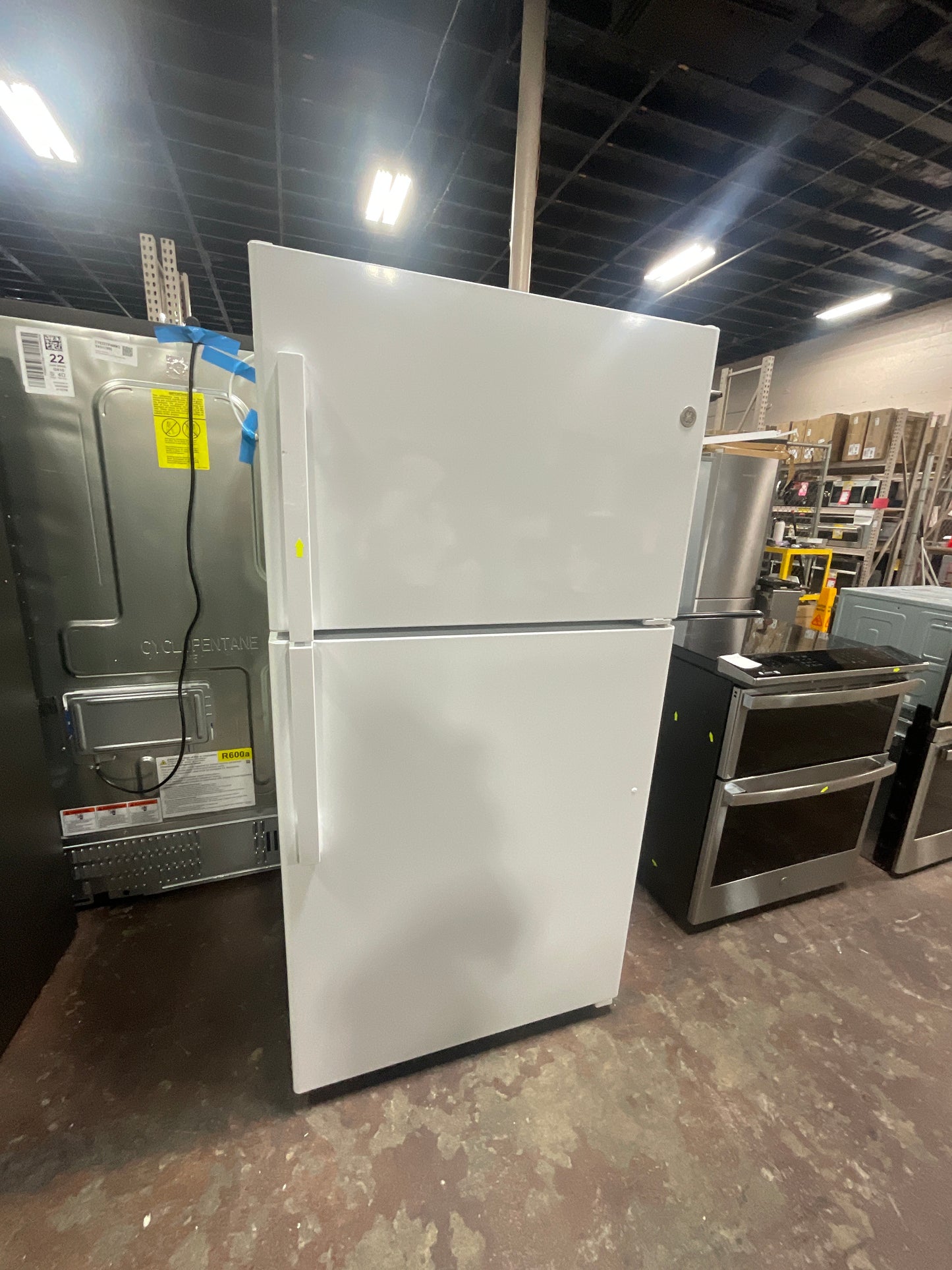 Front view, door closed