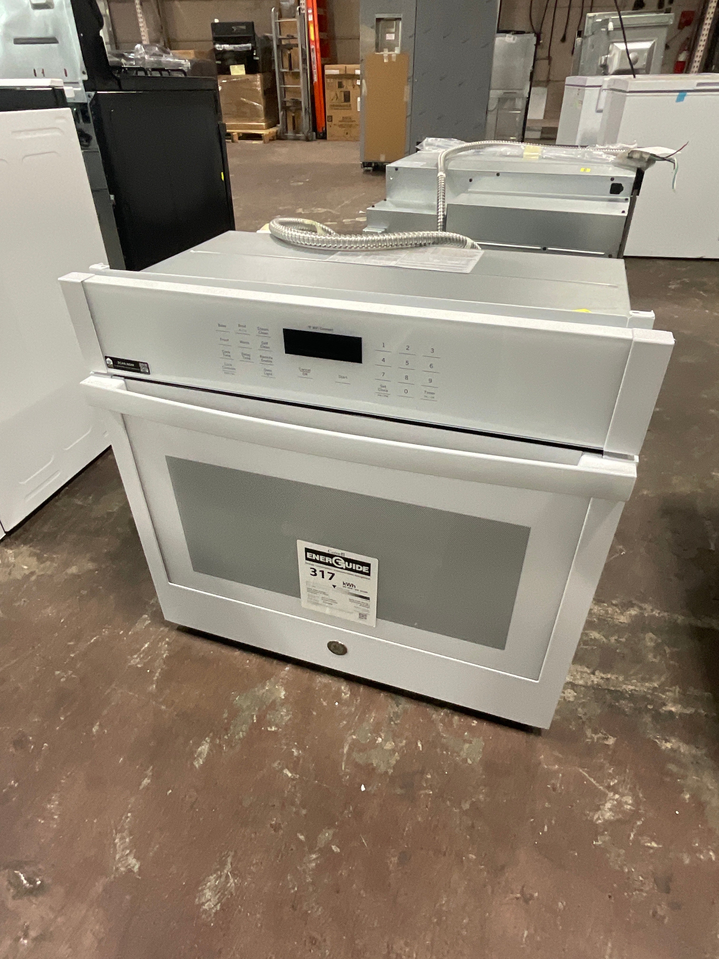 Front view, door closed