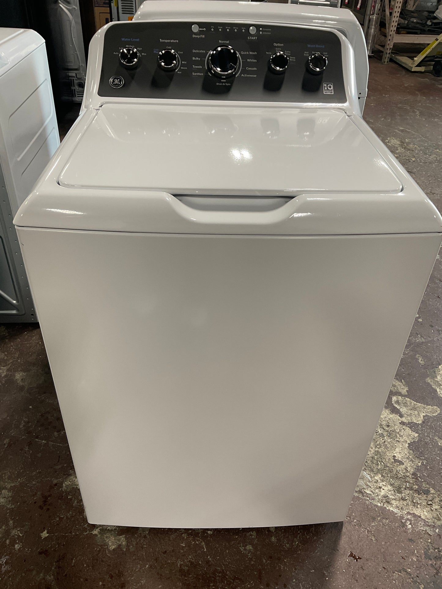 Front view, door closed