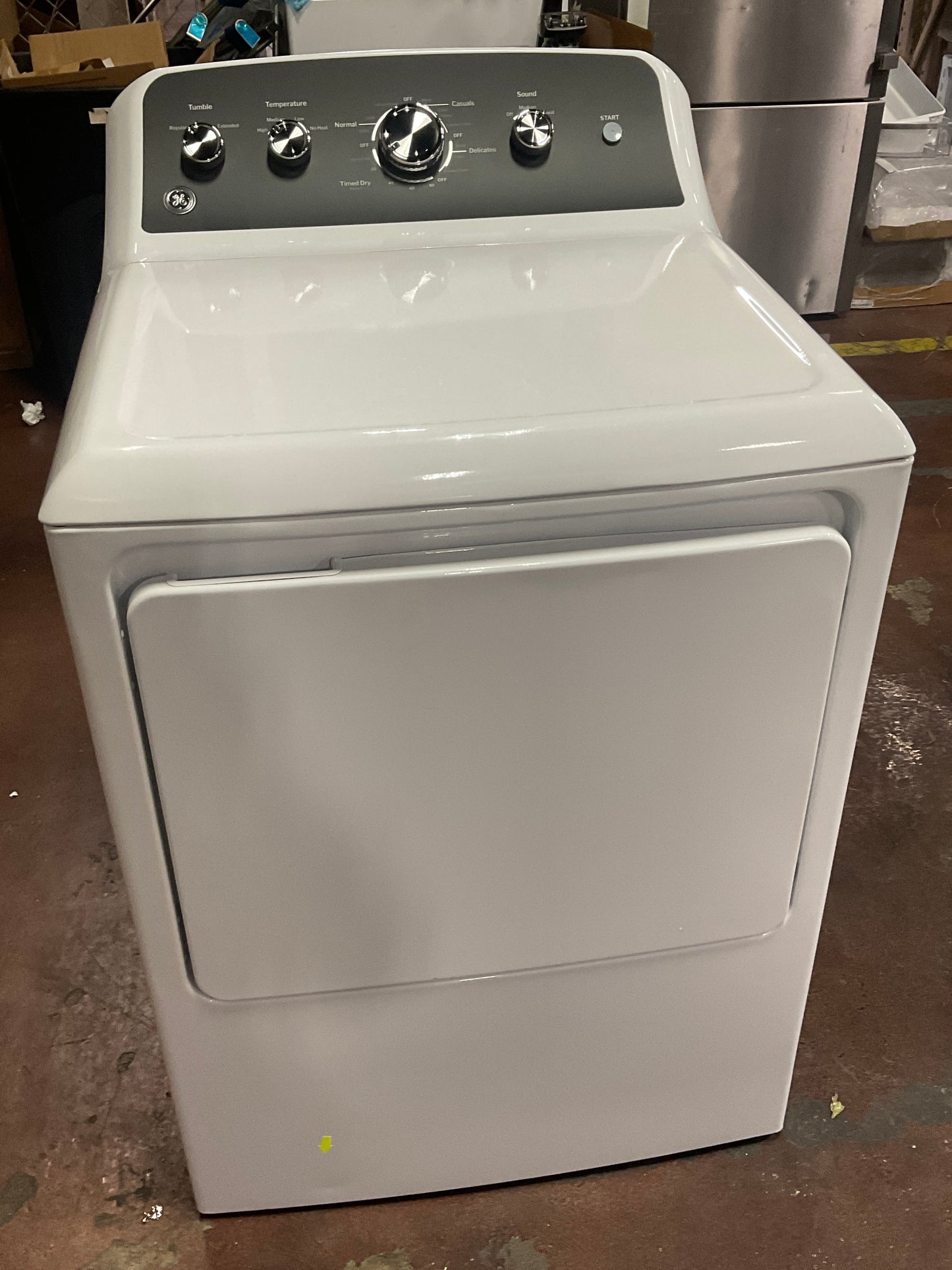 Front view, door closed