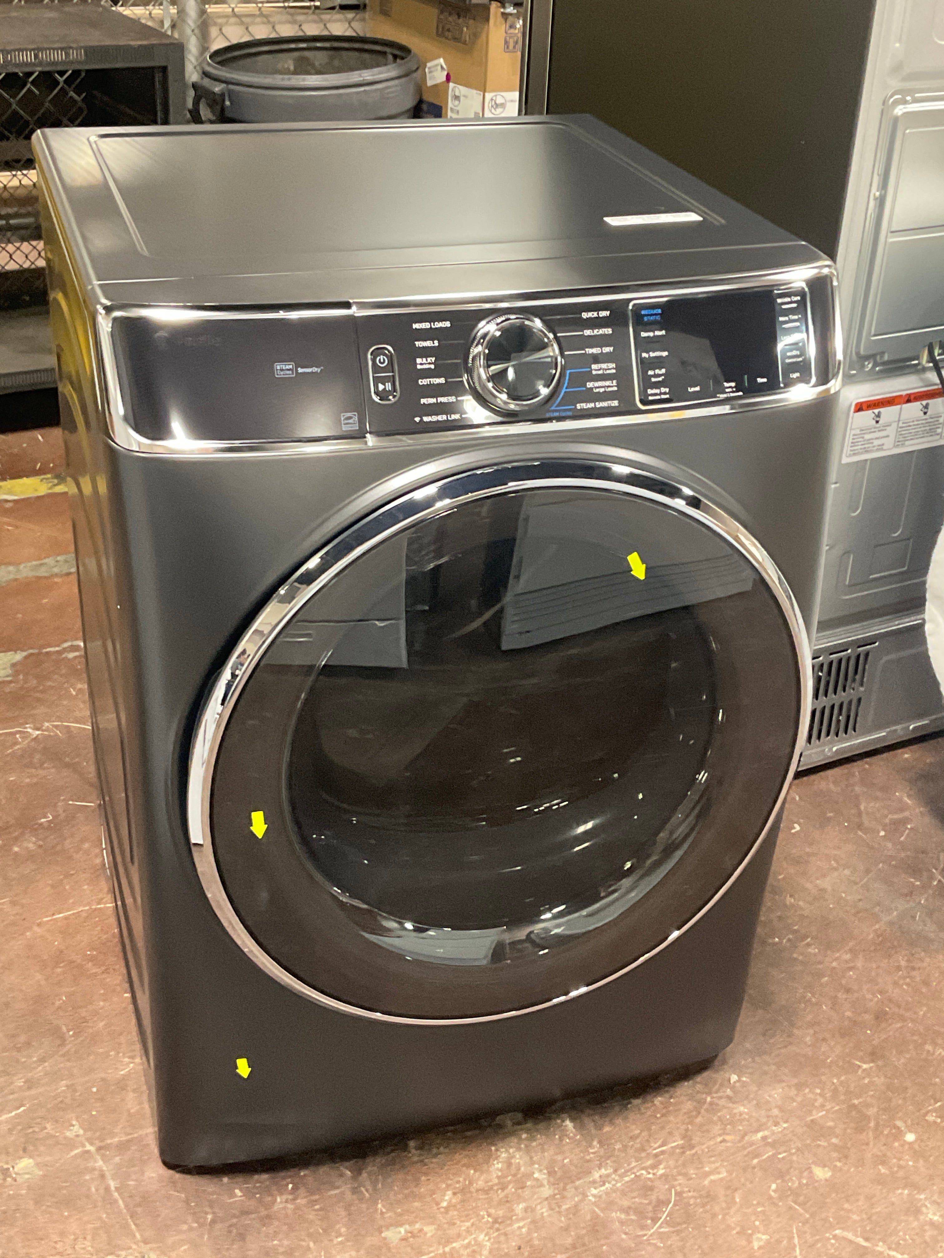 Front view, door closed