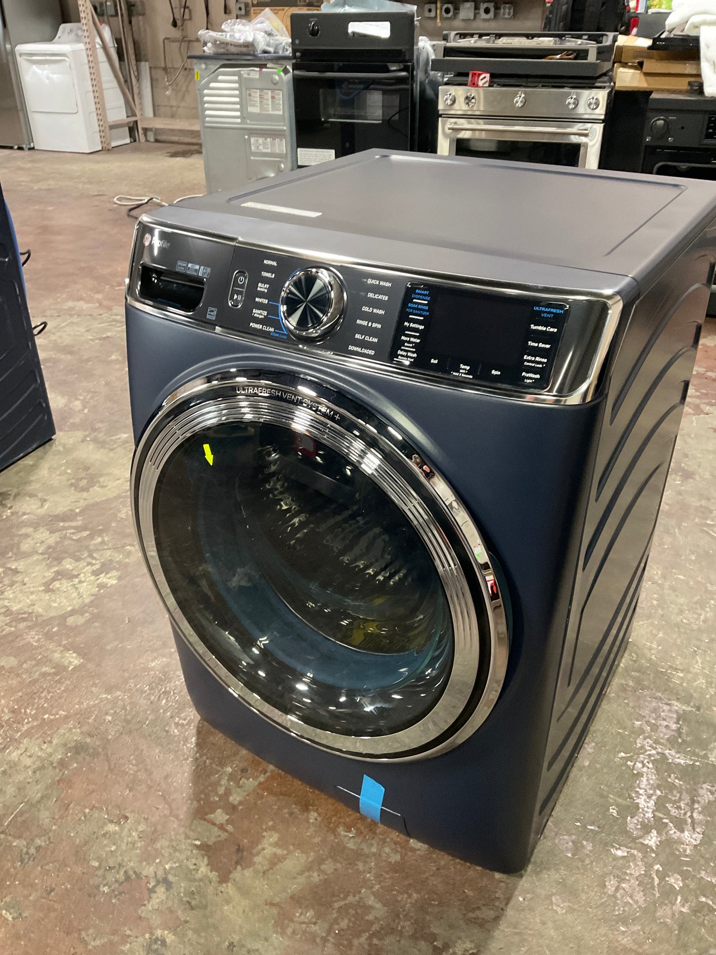 Front view, door closed