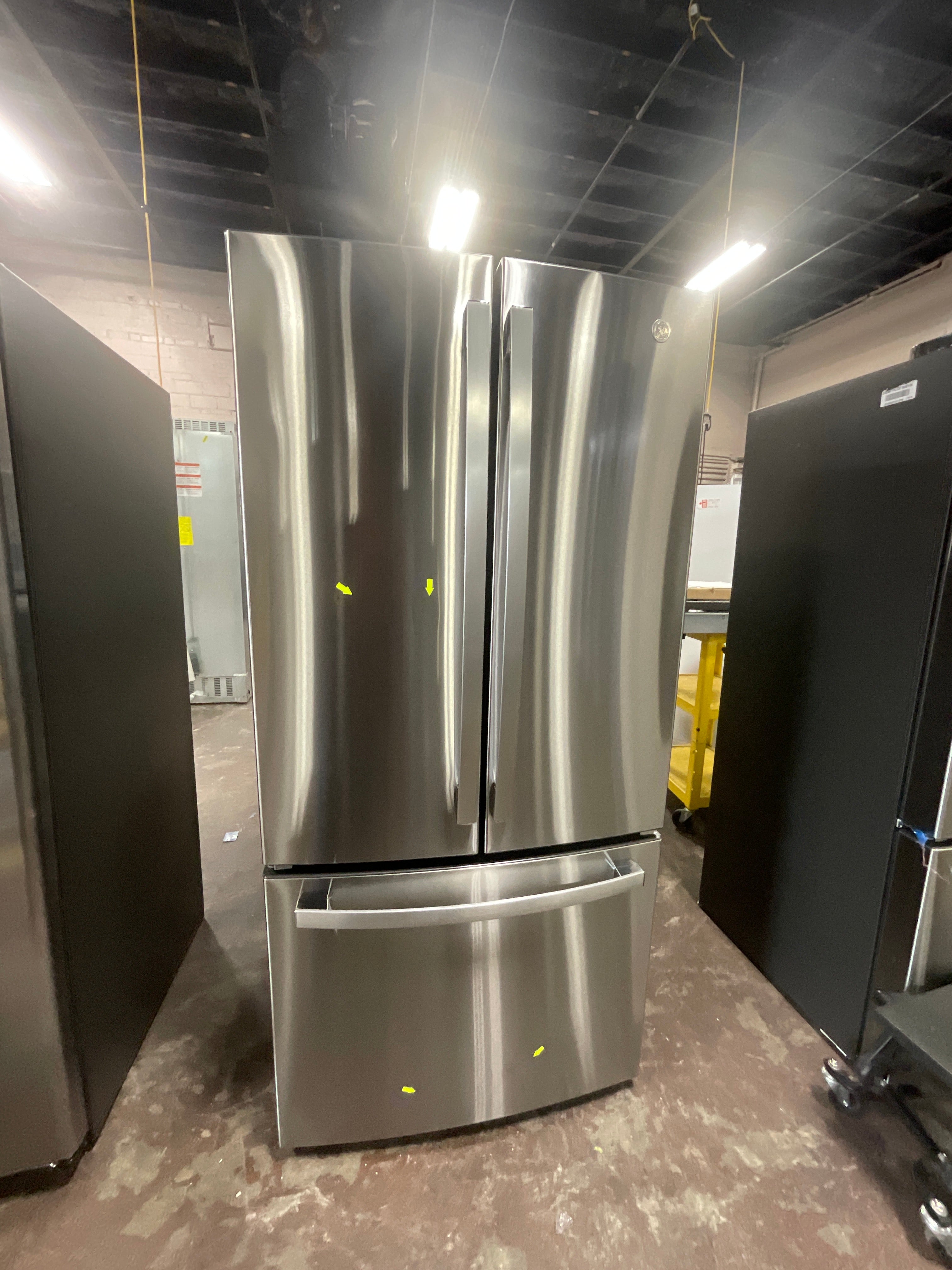 Front view, door closed