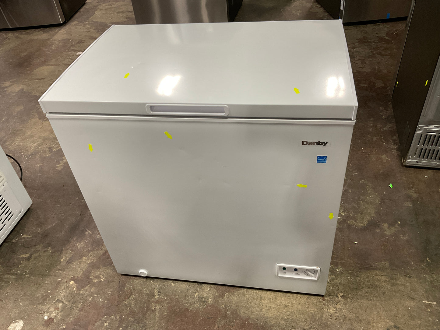 Front view, door closed