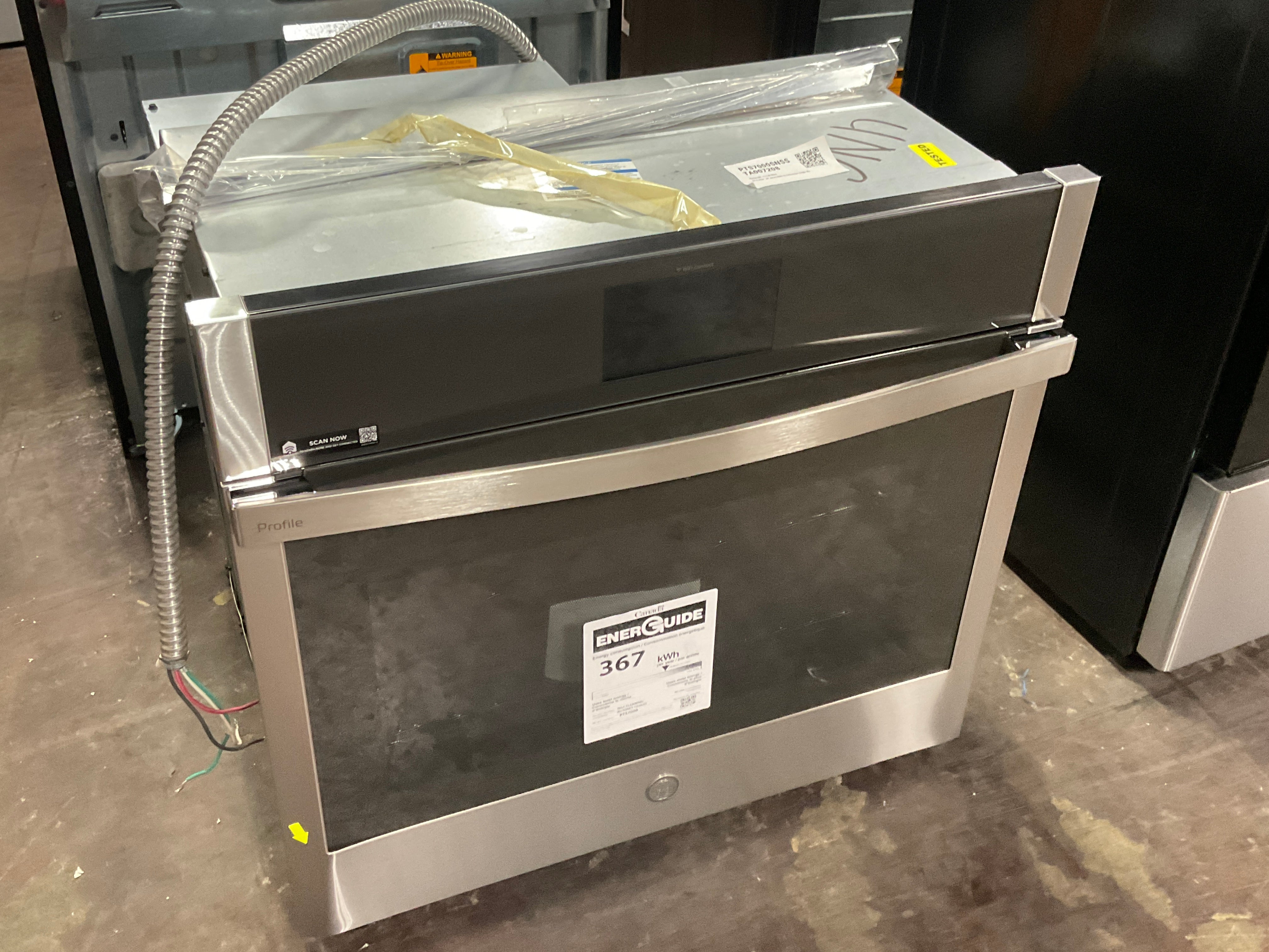 Front view, door closed