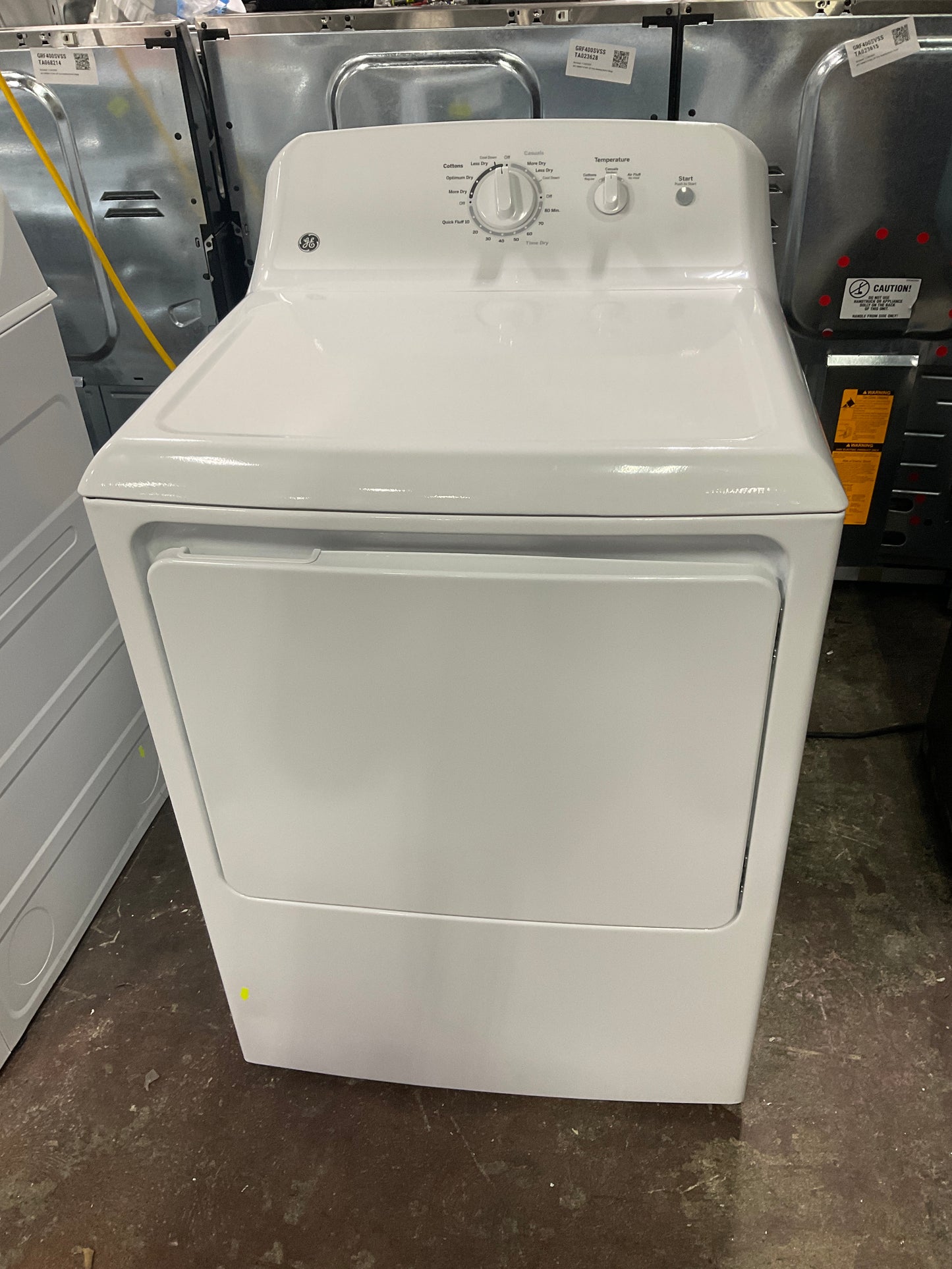 Front view, door closed