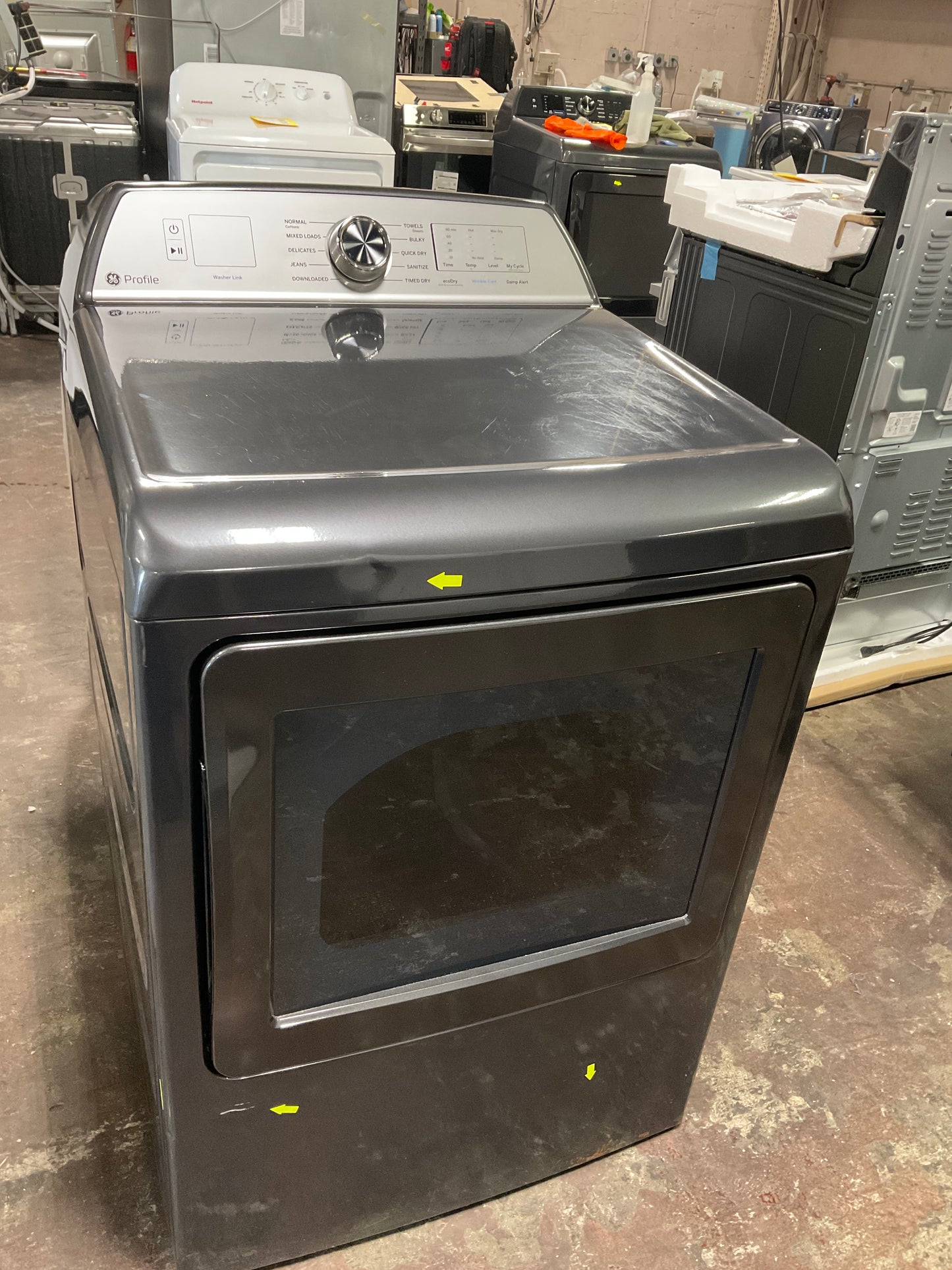 Front view, door closed