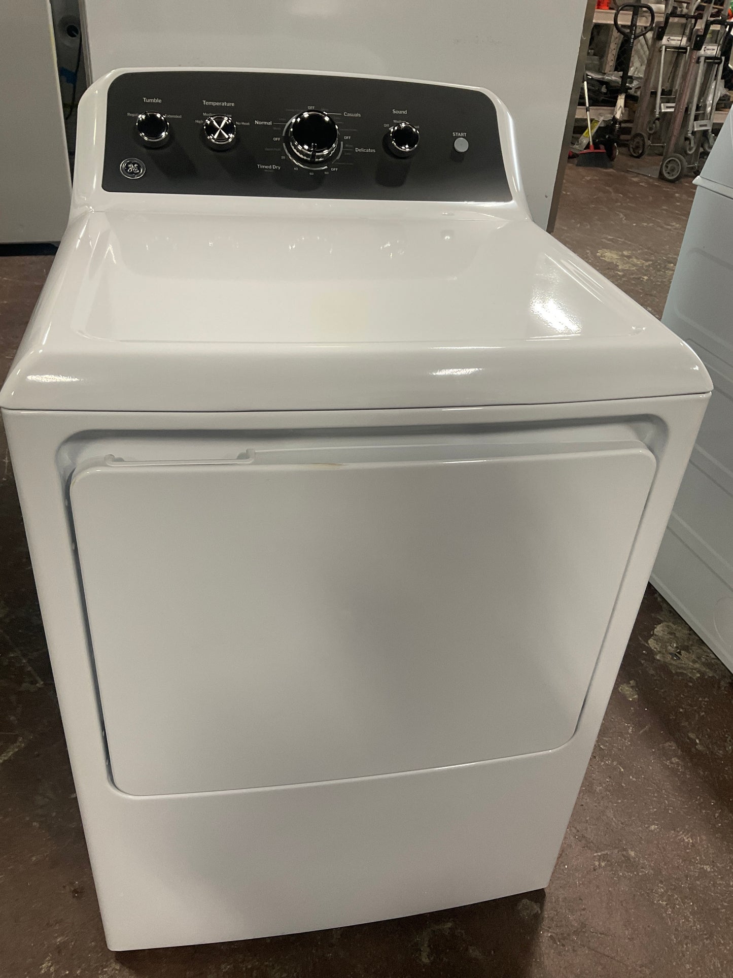 Front view, door closed