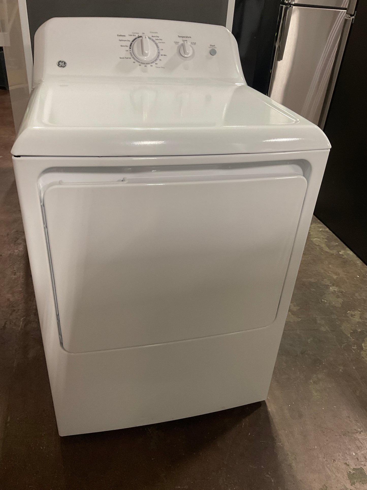 Front view, door closed