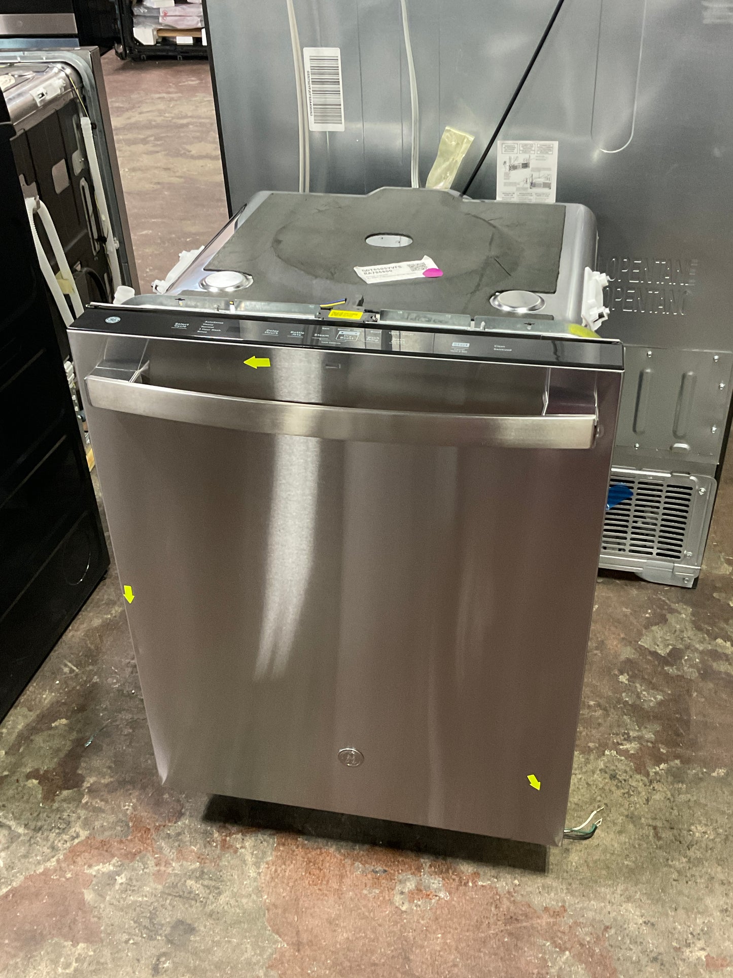 Front view, doors closed